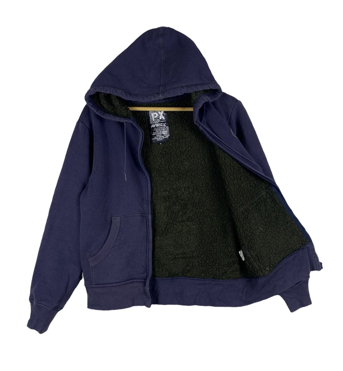 Avirex Vintage Avirex Us Air Force Zip Up Hoodie Sherpa jacket Size US M / EU 48-50 / 2 - 3 Thumbnail