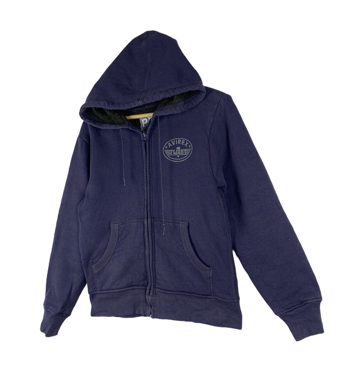 Avirex Vintage Avirex Us Air Force Zip Up Hoodie Sherpa jacket Size US M / EU 48-50 / 2 - 5 Thumbnail