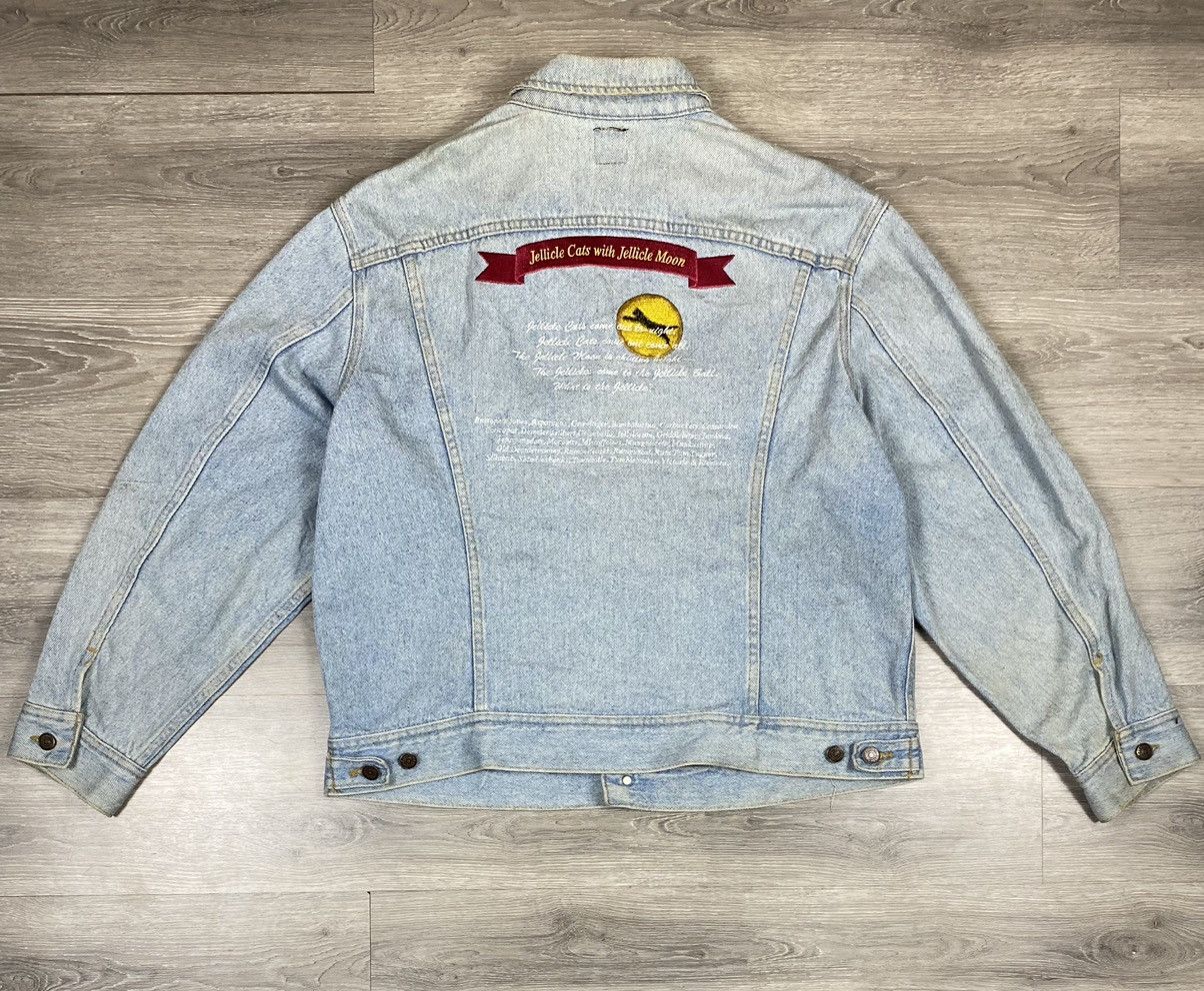 Lee STEAL 🔥 VINTAGE 80s LEE PATD DENIM JEANS RACING JACKET Size US L / EU 52-54 / 3 - 15 Thumbnail