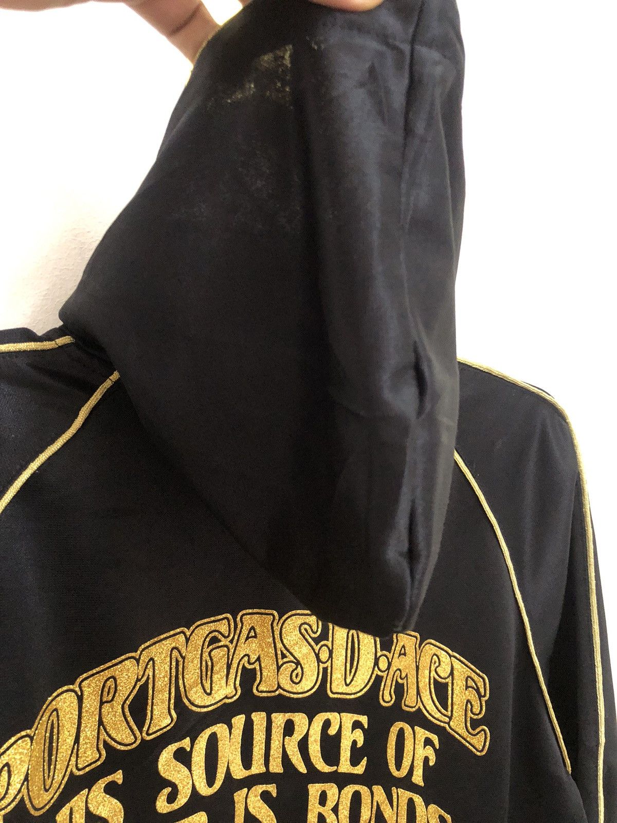 One Piece ace gold on black hoodie | one piece official brand Size US M / EU 48-50 / 2 - 3 Thumbnail