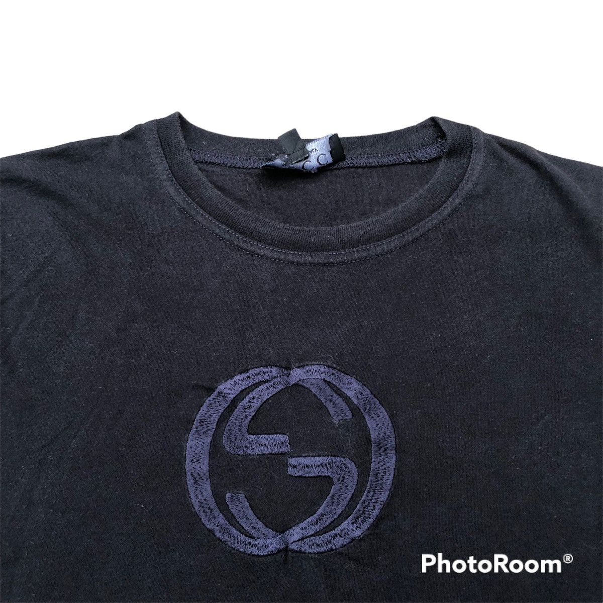 Gucci Rare‼️🔥Gucci Embroidery Center Big Logo T-Shirt Size XS / US 0-2 / IT 36-38 - 4 Thumbnail