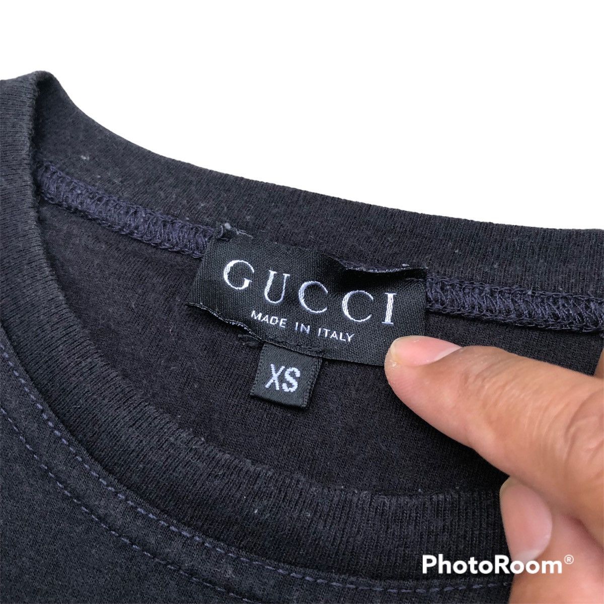 Gucci Rare‼️🔥Gucci Embroidery Center Big Logo T-Shirt Size XS / US 0-2 / IT 36-38 - 3 Thumbnail
