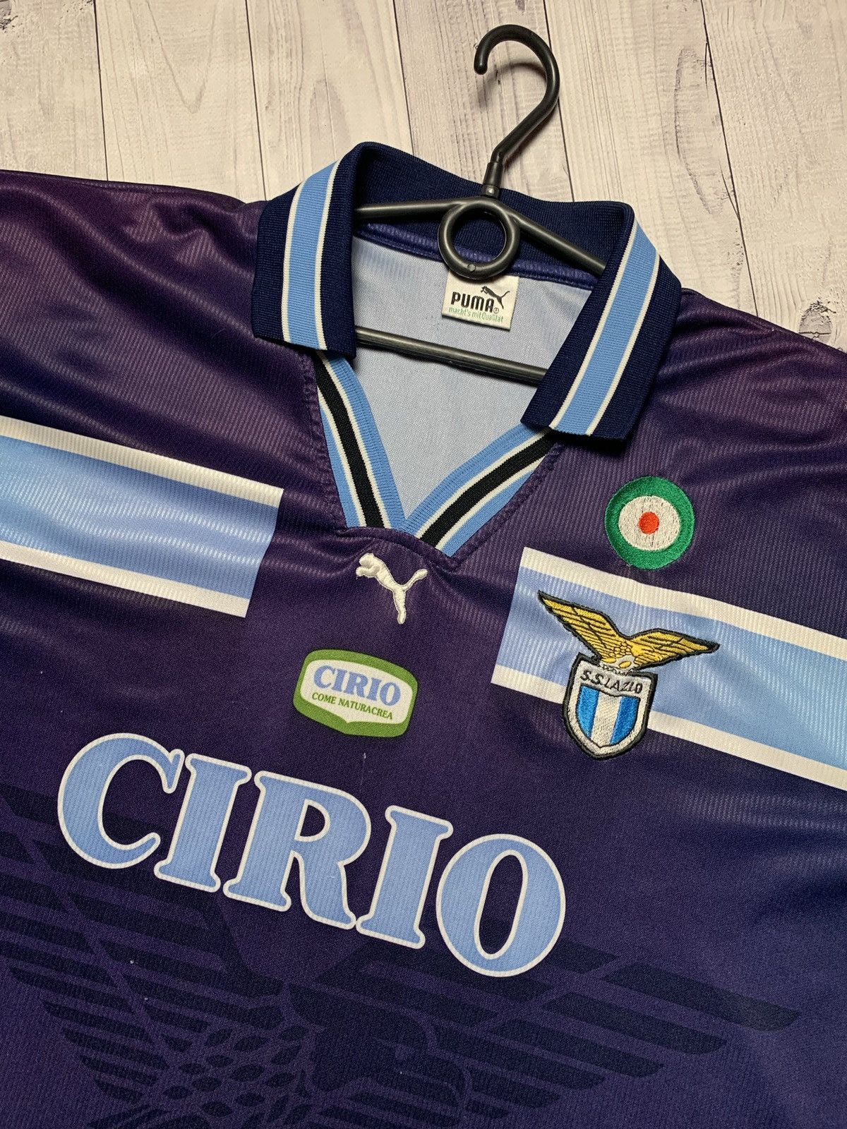 Puma Vintage puma Lazio soccer shorts puma size L Size US L / EU 52-54 / 3 - 3 Thumbnail