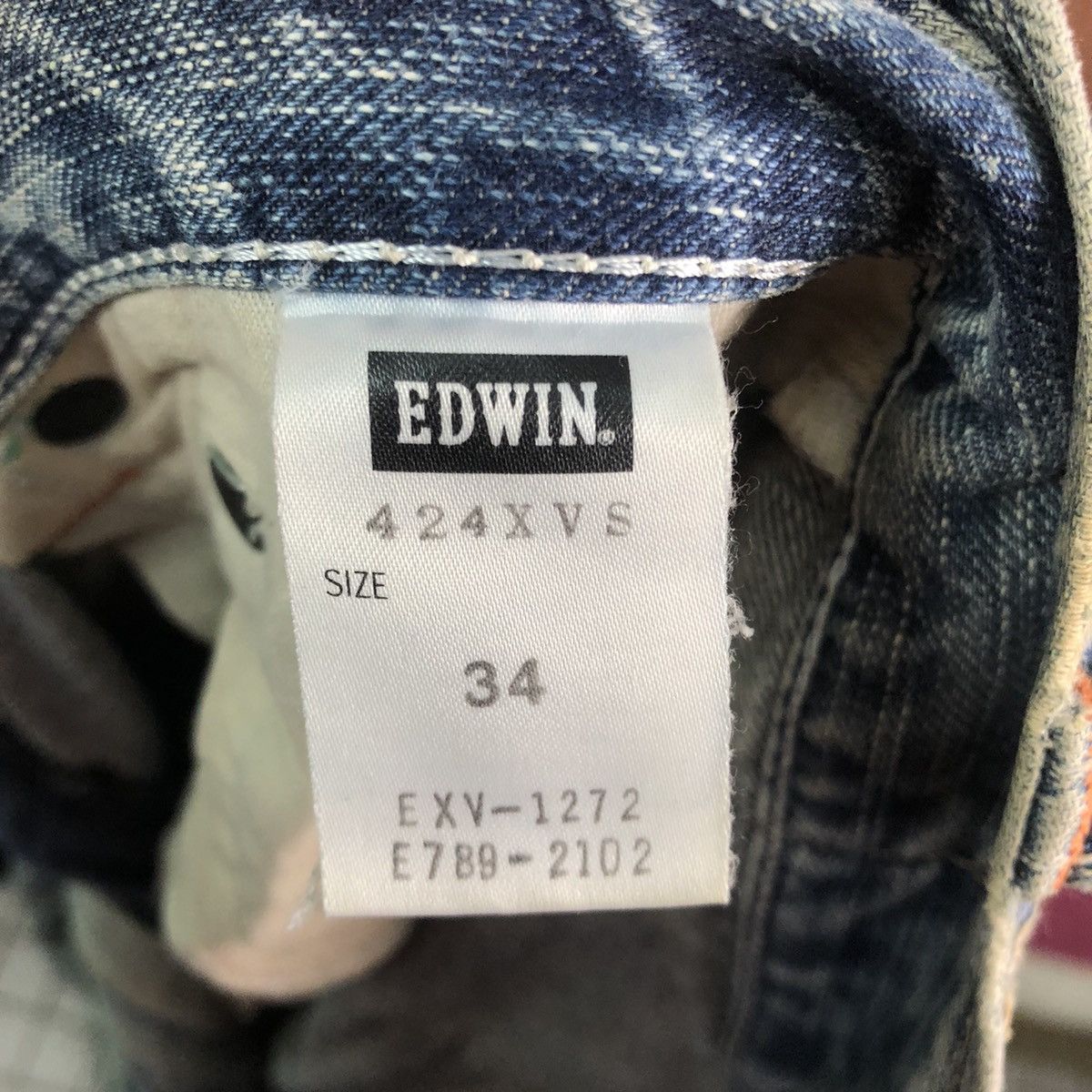 Edwin DLL Edwin Vintage Blue distressed Denim Jeans Pants #c239 Size US 34 / EU 50 - 15 Thumbnail