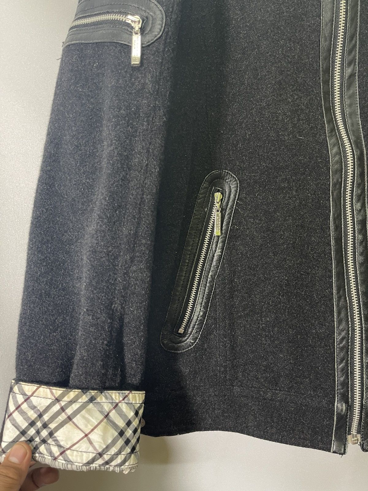 Burberry VINTAGE BURBERRY BLACK LABEL ZIPPER NICE JACKET Size US L / EU 52-54 / 3 - 8 Thumbnail
