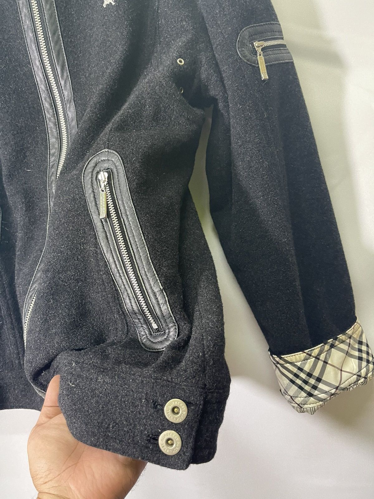 Burberry VINTAGE BURBERRY BLACK LABEL ZIPPER NICE JACKET Size US L / EU 52-54 / 3 - 10 Thumbnail