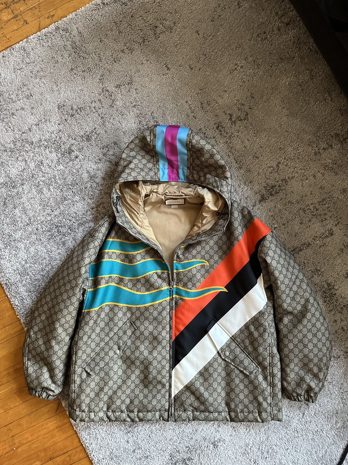 GUCCI centum フーデッド ブルゾン Gucci Gucci centum jacket | Grailed
