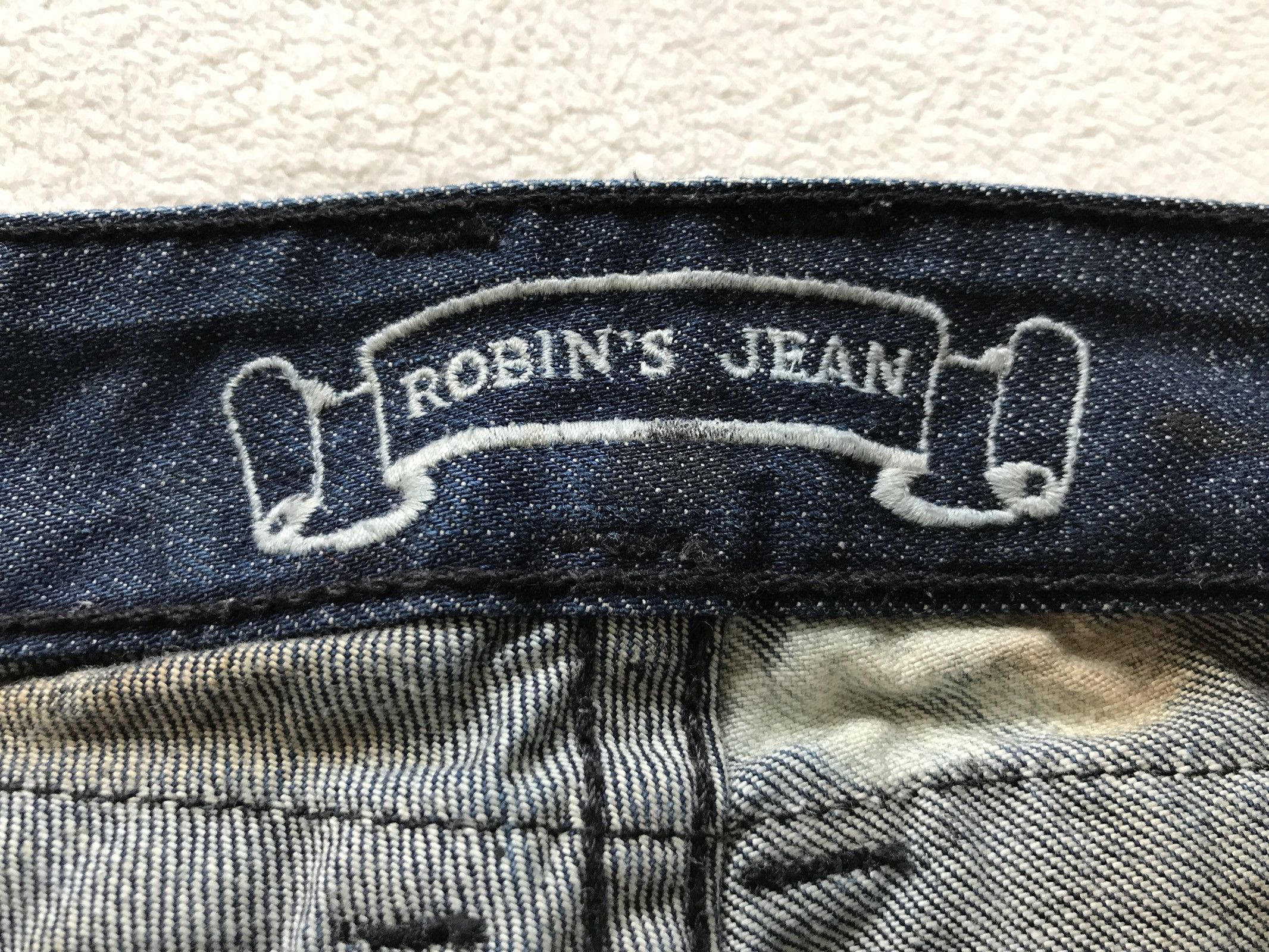 Robins Jeans Long Flap Swarovski Jeans Size US 30 / EU 46 - 4 Thumbnail