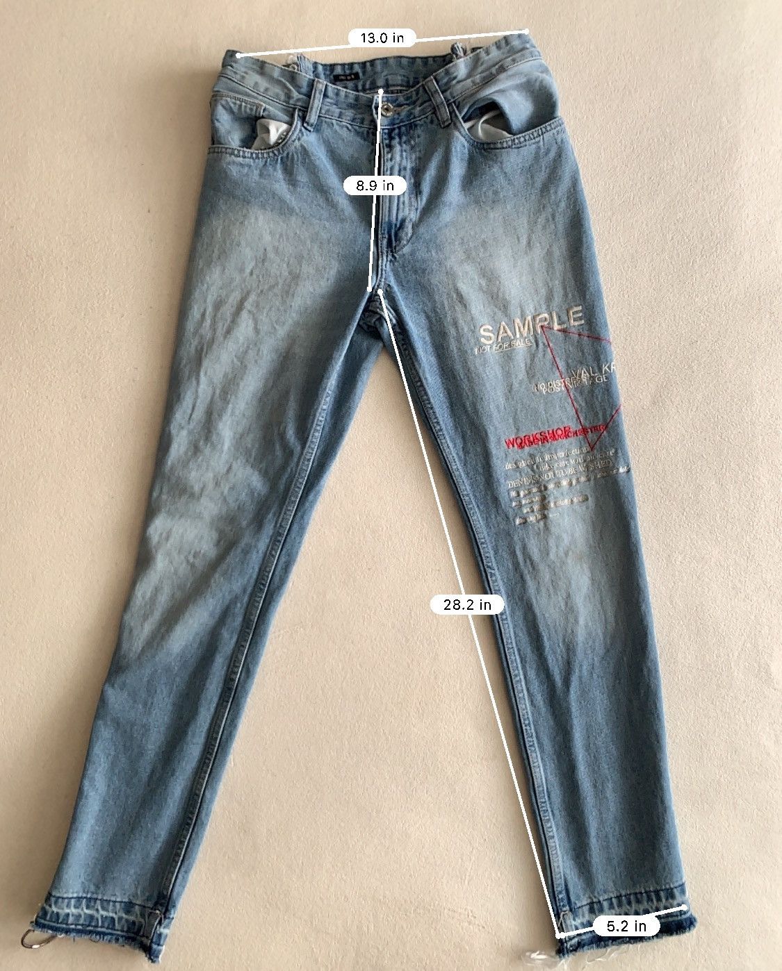 Val Kristopher Factory Denim Sample V2 Size US 30 / EU 46 - 4 Thumbnail
