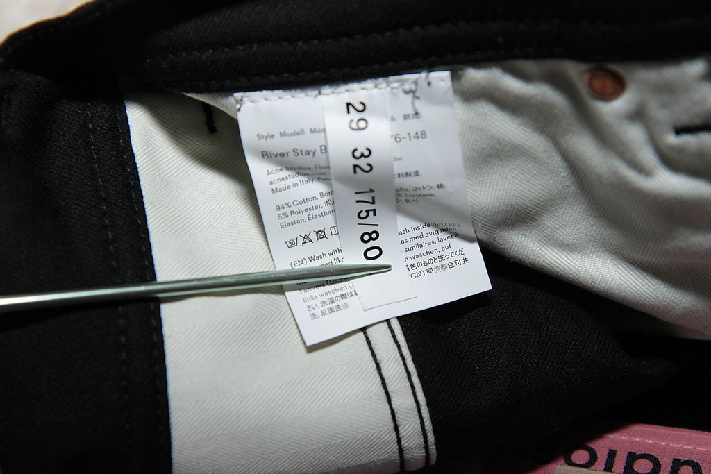 Acne Studios NWT River Stay Black 29x32 Size US 29 - 6 Thumbnail