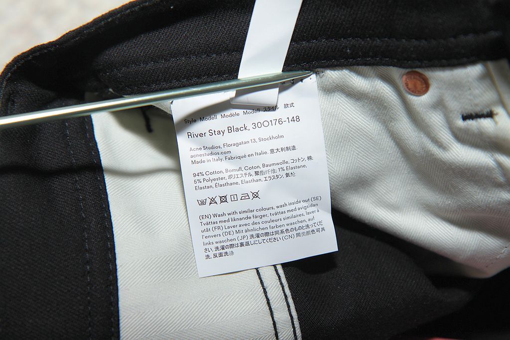 Acne Studios NWT River Stay Black 29x32 Size US 29 - 5 Thumbnail