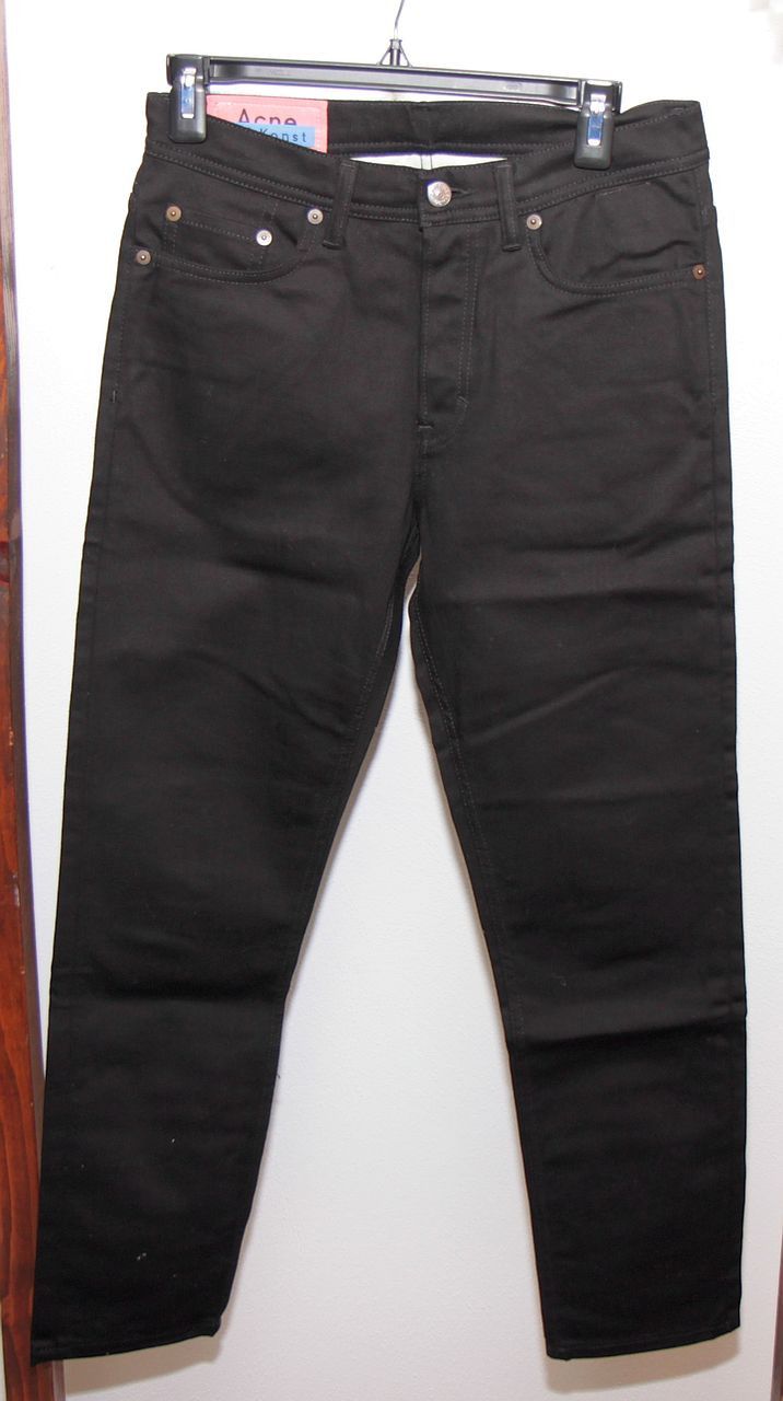Acne Studios NWT River Stay Black 29x32 Size US 29 - 1 Thumbnail
