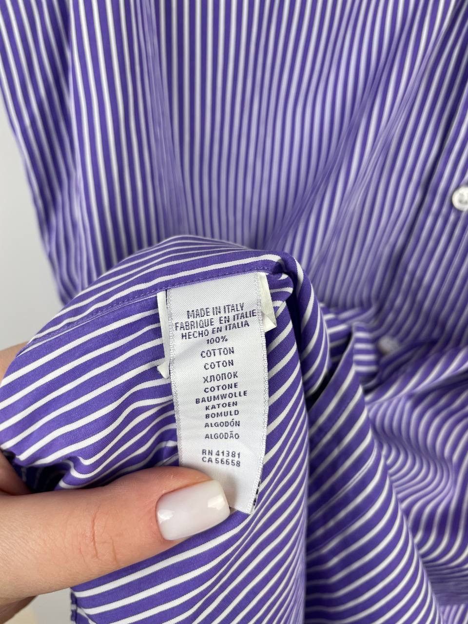 Vintage Ralph Lauren Purple Label luxury shirt size L Size US XL / EU 56 / 4 - 3 Thumbnail