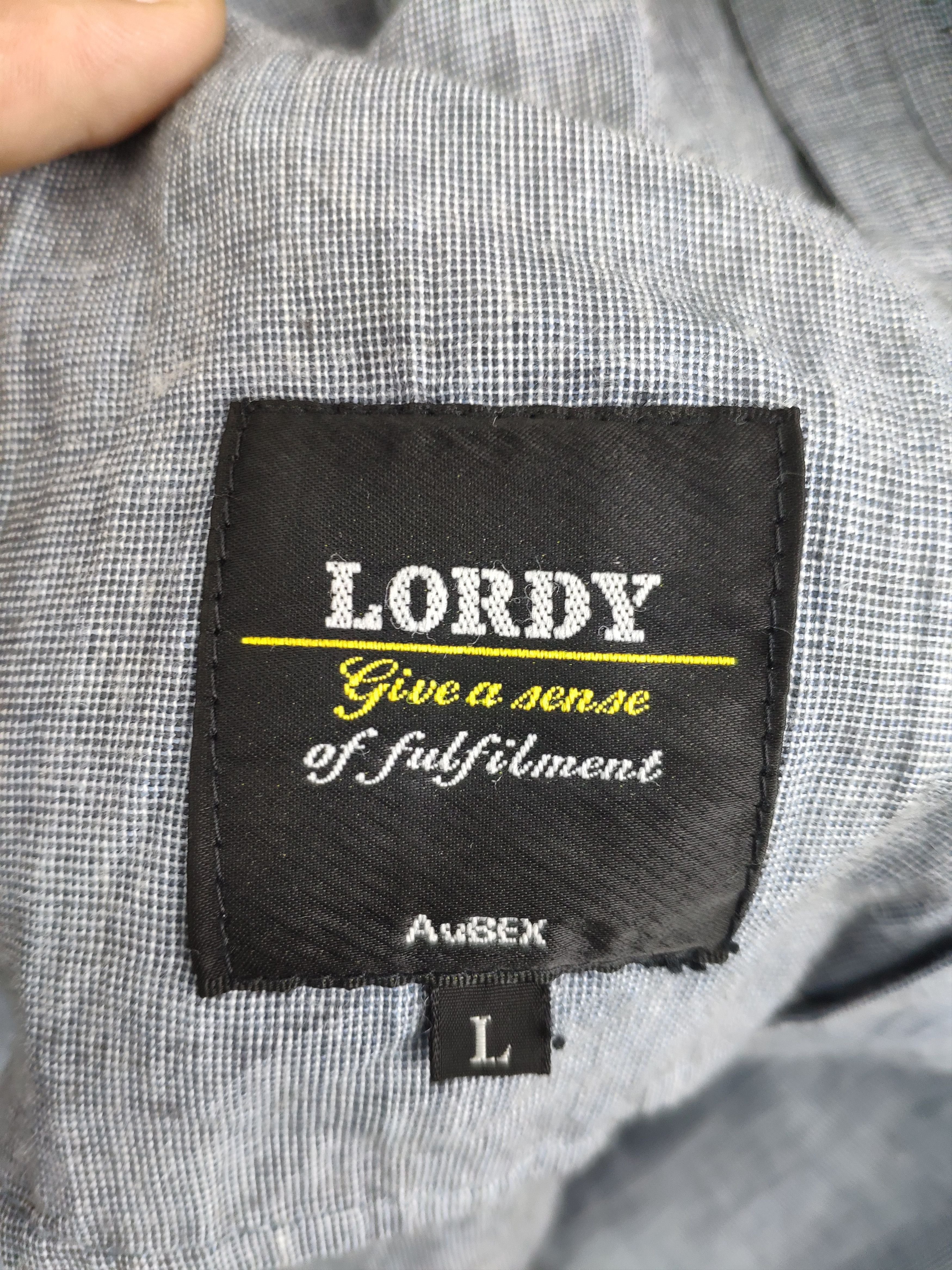 Japanese Brand × Vintage Vintage Zipper Jacket by LORDY Size US L / EU 52-54 / 3 - 3 Thumbnail