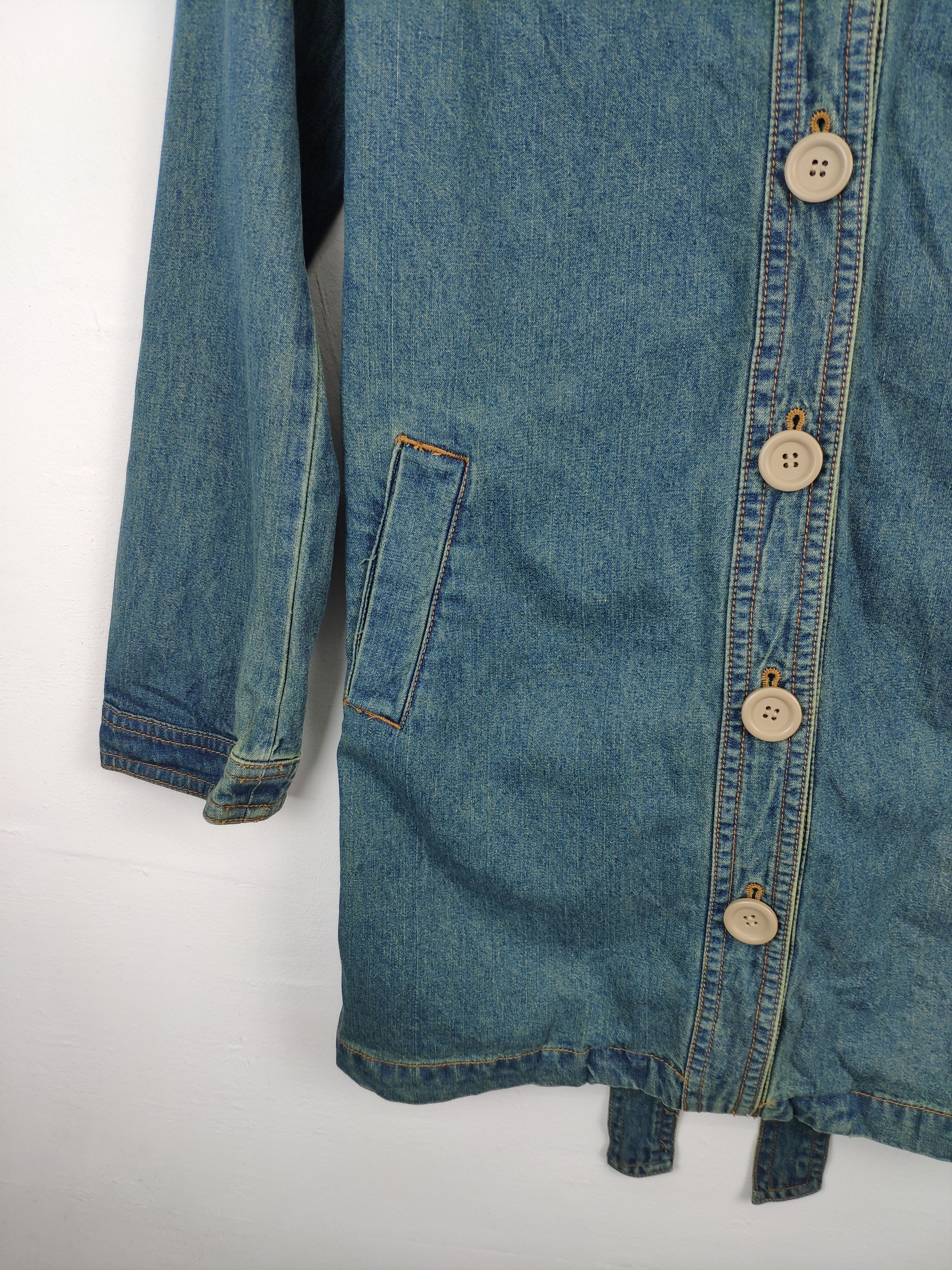 Le Grande Bleu (L.G.B.) × Vintage Vintage Denim Jacket Long Style by Smile Land Size M / US 6-8 / IT 42-44 - 11 Thumbnail