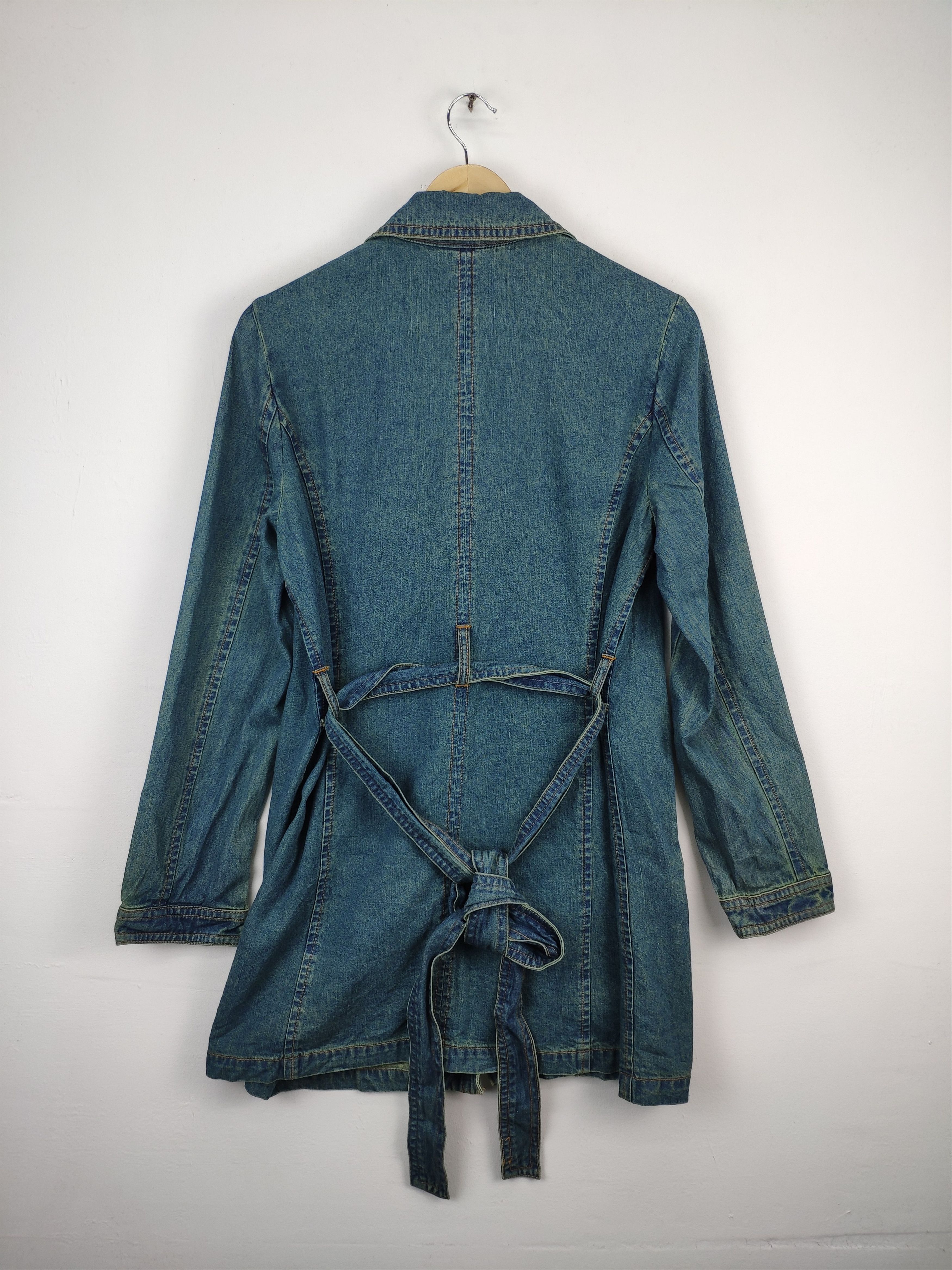 Le Grande Bleu (L.G.B.) × Vintage Vintage Denim Jacket Long Style by Smile Land Size M / US 6-8 / IT 42-44 - 2 Thumbnail