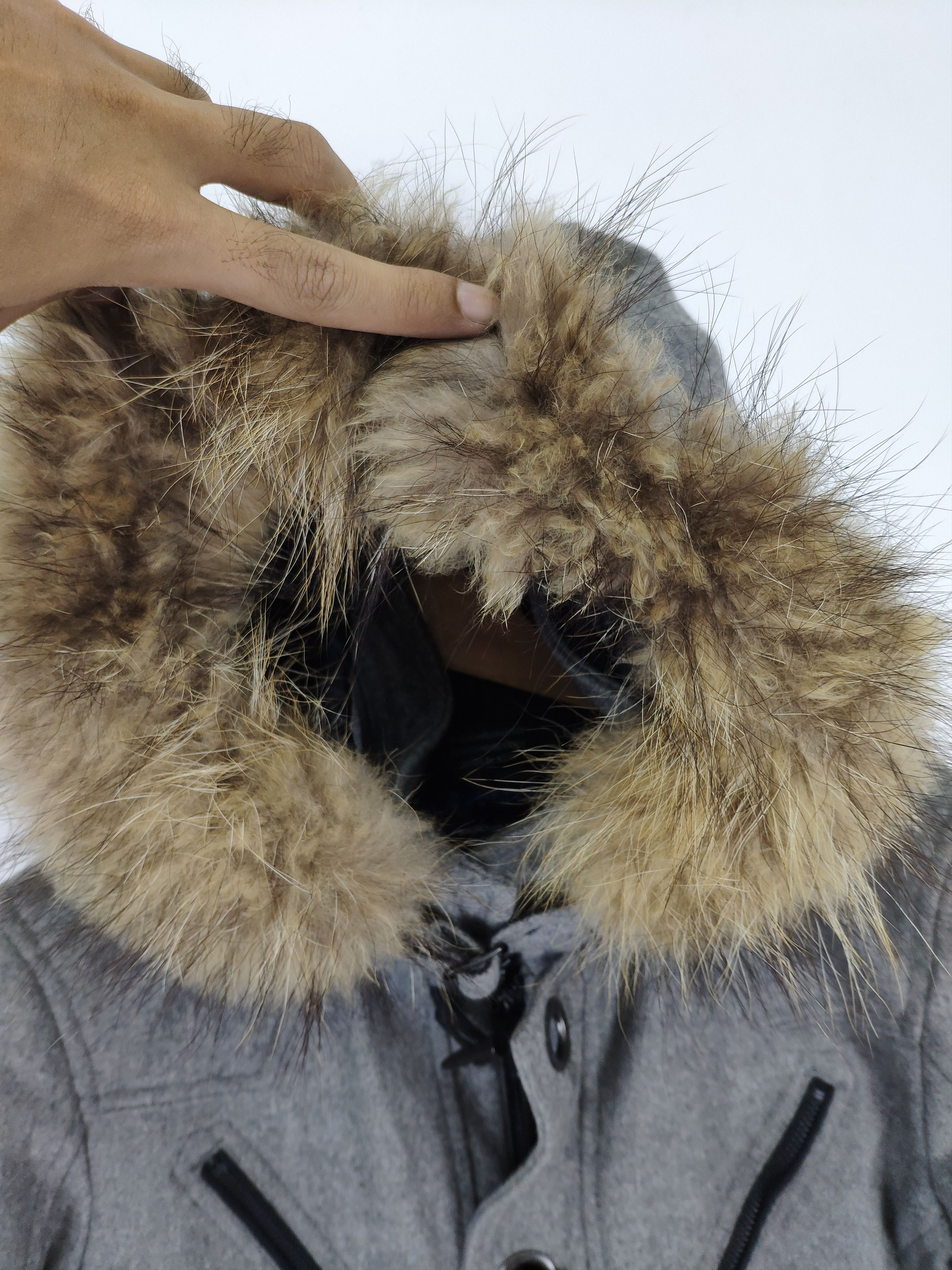 Japanese Brand × Vintage Steal 💥 Vintage Wool Duffle Coat Hooded Jacket Size US S / EU 44-46 / 1 - 13 Thumbnail