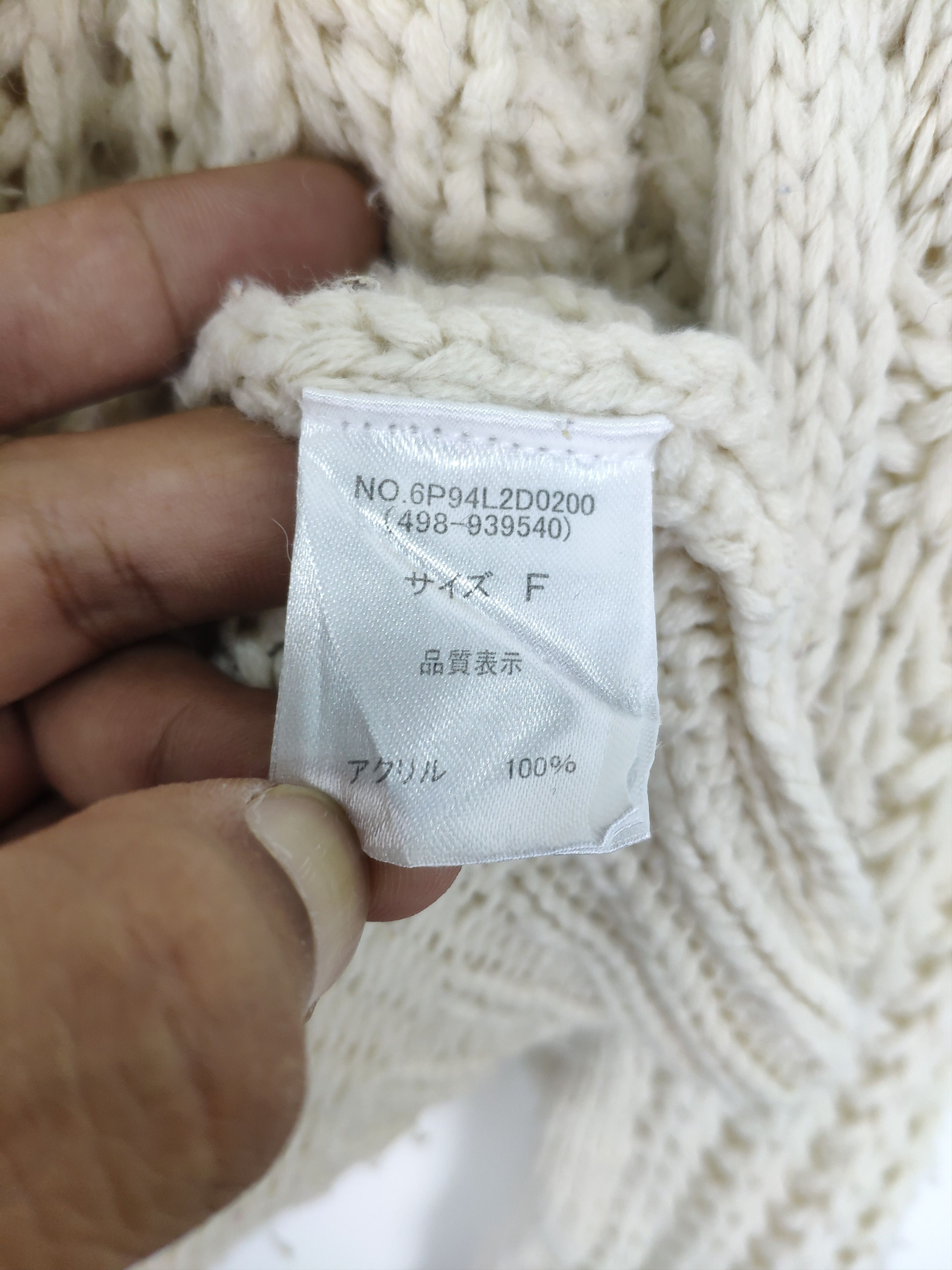 Aran Isles Knitwear × Japanese Brand × Vintage Vintage Cable Knit Cardigan by Ray Cassin Size US L / EU 52-54 / 3 - 12 Thumbnail