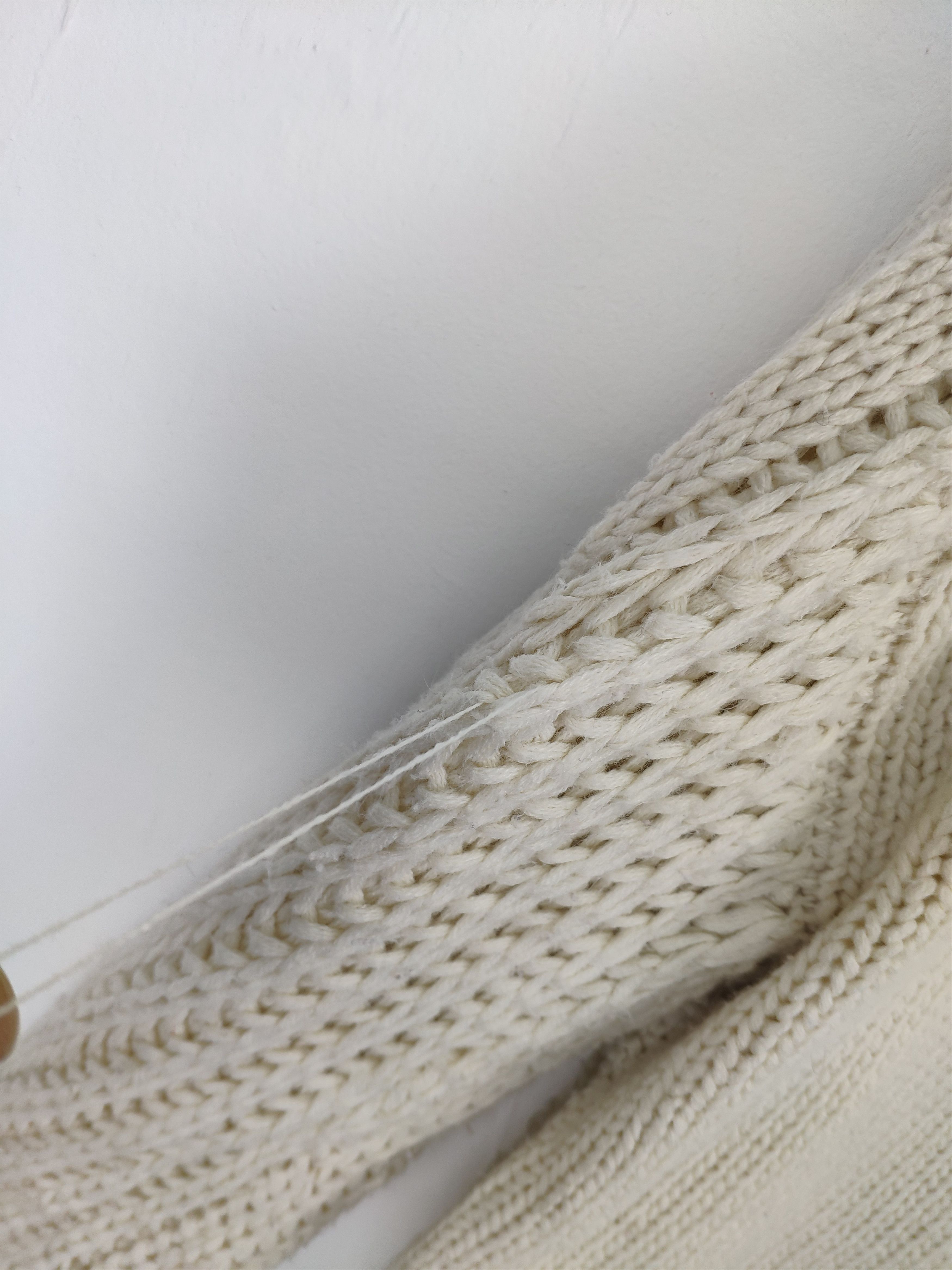 Aran Isles Knitwear × Japanese Brand × Vintage Vintage Cable Knit Cardigan by Ray Cassin Size US L / EU 52-54 / 3 - 15 Thumbnail