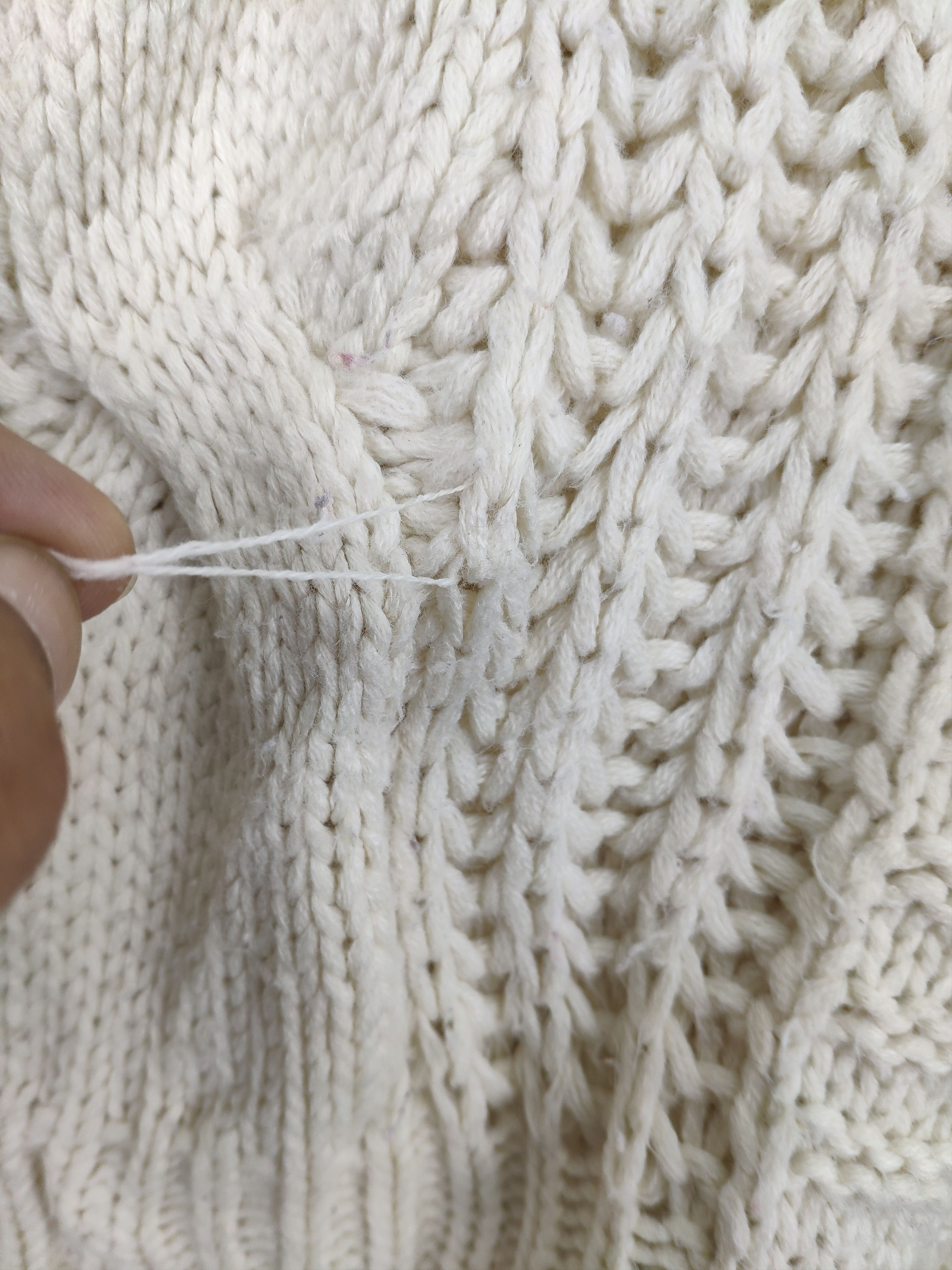 Aran Isles Knitwear × Japanese Brand × Vintage Vintage Cable Knit Cardigan by Ray Cassin Size US L / EU 52-54 / 3 - 8 Thumbnail
