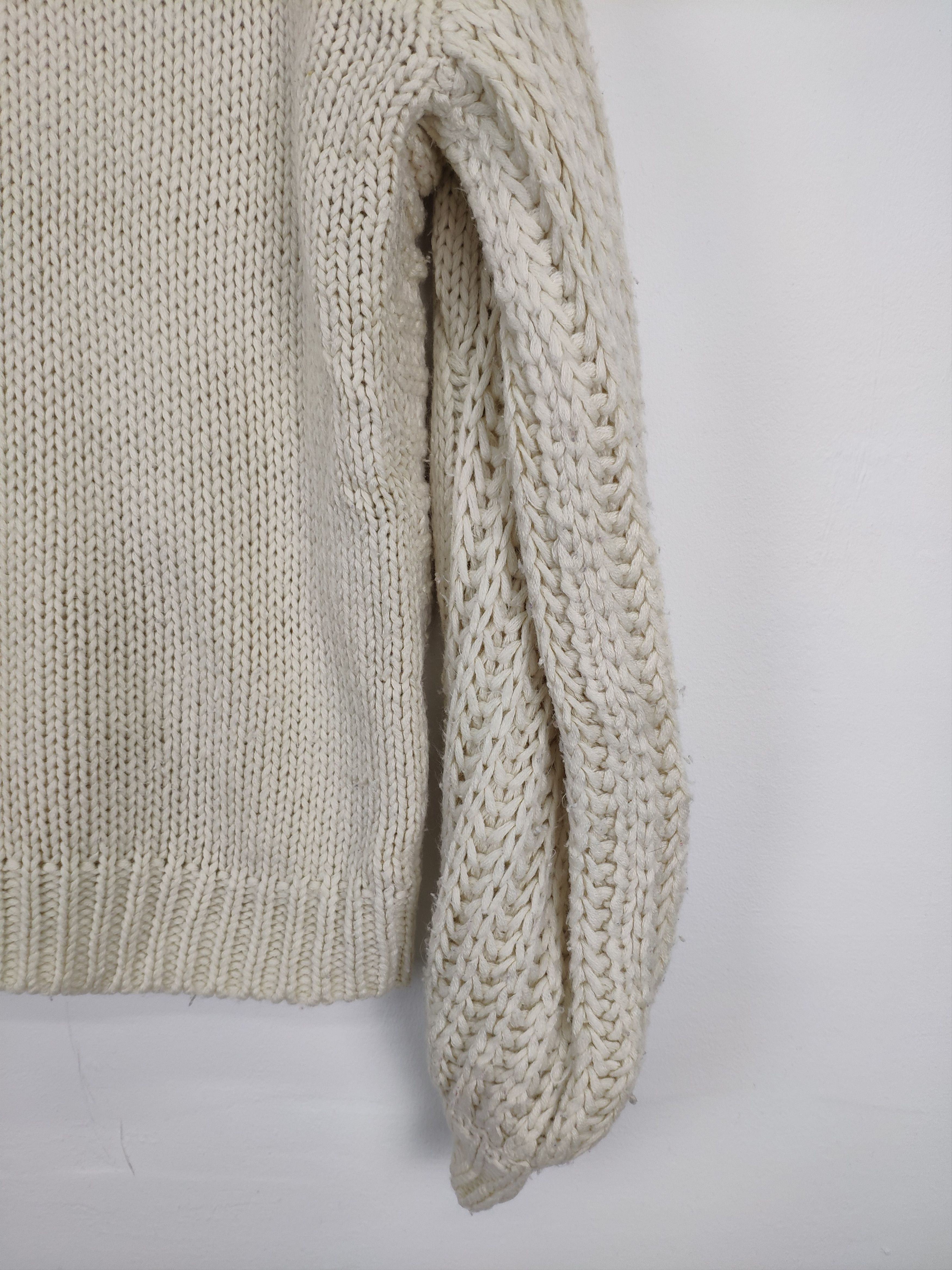 Aran Isles Knitwear × Japanese Brand × Vintage Vintage Cable Knit Cardigan by Ray Cassin Size US L / EU 52-54 / 3 - 13 Thumbnail
