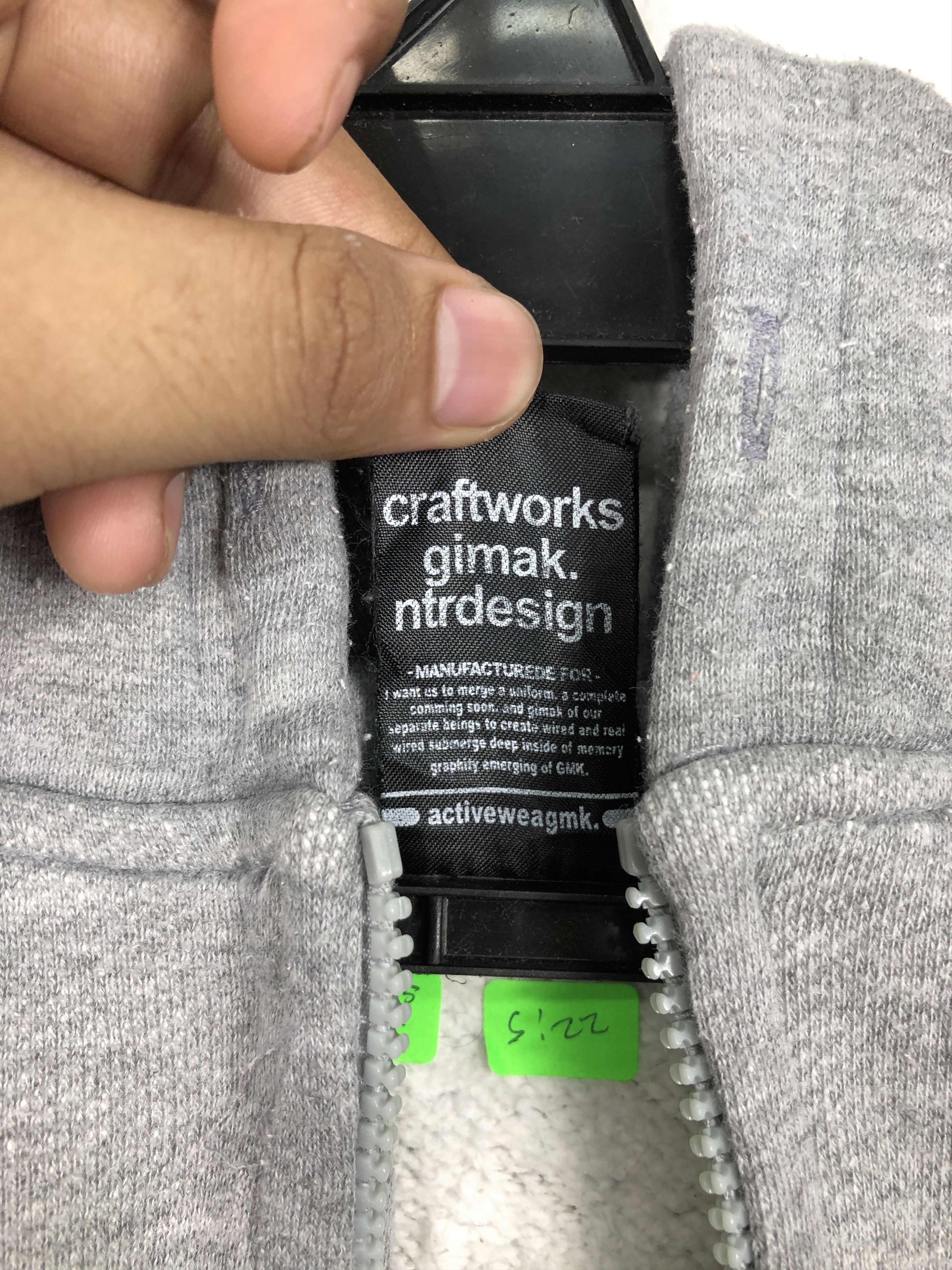 Designer × Japanese Brand Japanese Brand Craftworks Design Baggy Zipper Hoodies Size US XXL / EU 58 / 5 - 14 Thumbnail