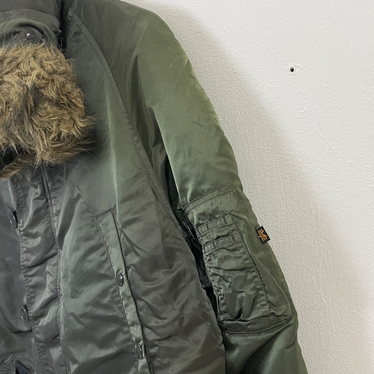 Alpha Industries Vintage Alpha Industries Us Army Hoodies Parkas Size US XXL / EU 58 / 5 - 5 Thumbnail
