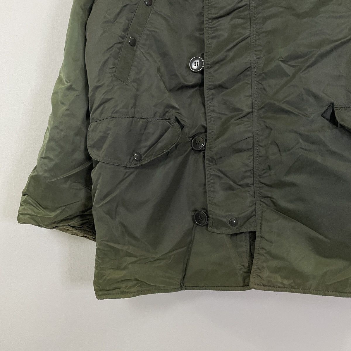 Alpha Industries Vintage Alpha Industries Us Army Hoodies Parkas Size US XXL / EU 58 / 5 - 2 Thumbnail
