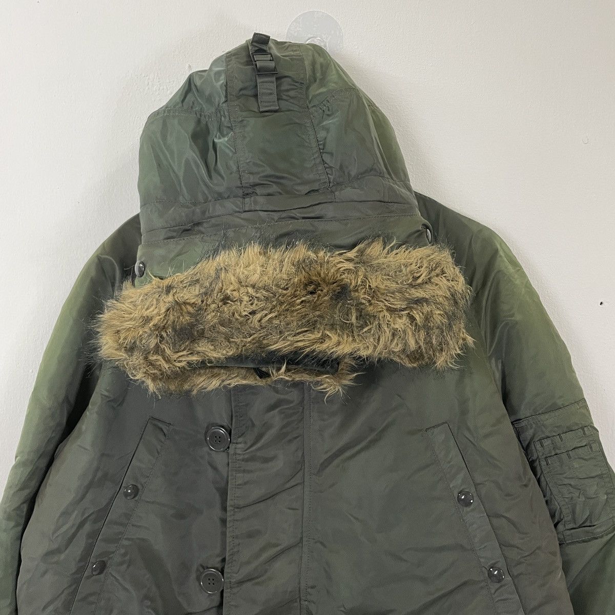 Alpha Industries Vintage Alpha Industries Us Army Hoodies Parkas Size US XXL / EU 58 / 5 - 4 Thumbnail