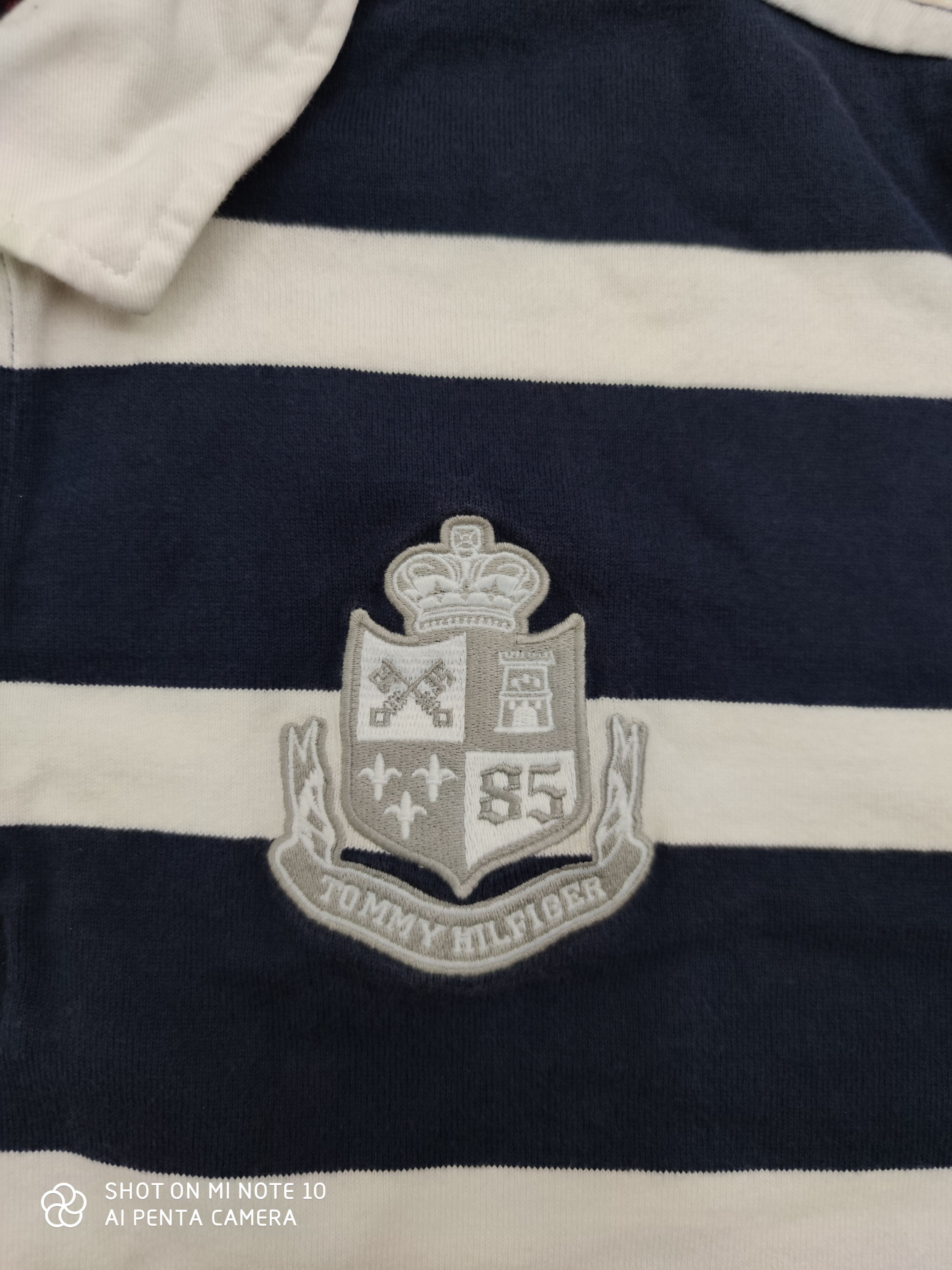 Tommy Hilfiger Vintage Tommy Hilfiger Polo Shirt Rugby Shirt Size US XL / EU 56 / 4 - 5 Thumbnail