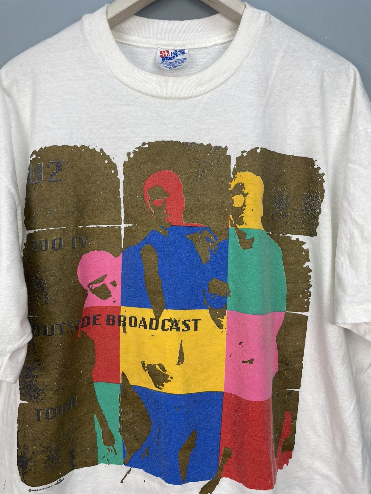 Band Tees Vintage 90s U2 outside broadcast tour tshirt Size US XL / EU 56 / 4 - 3 Thumbnail