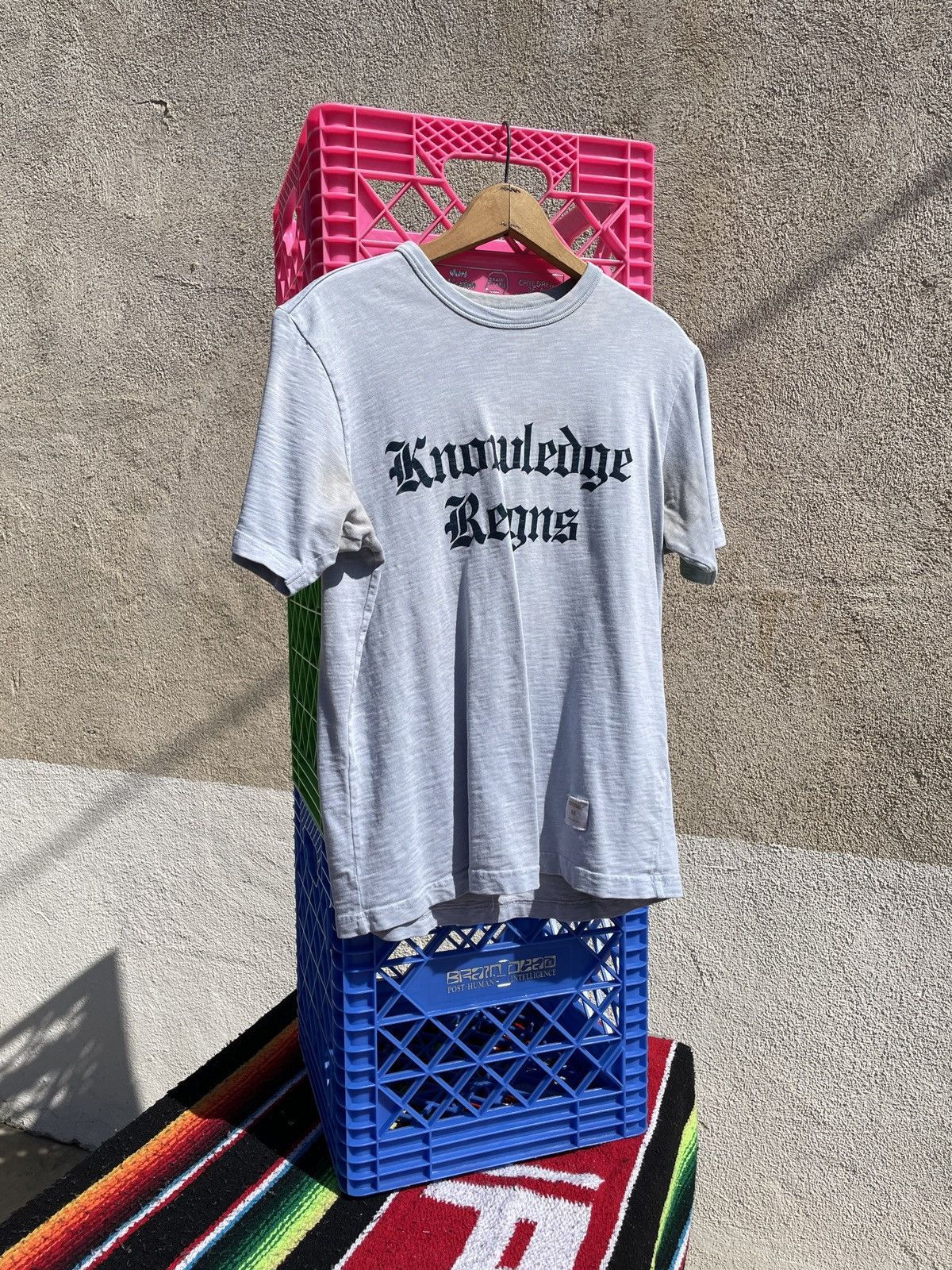 Supreme Inc. Tee in Heather selling Light Pink Large FW19 Deadstock/ knowledge reigns