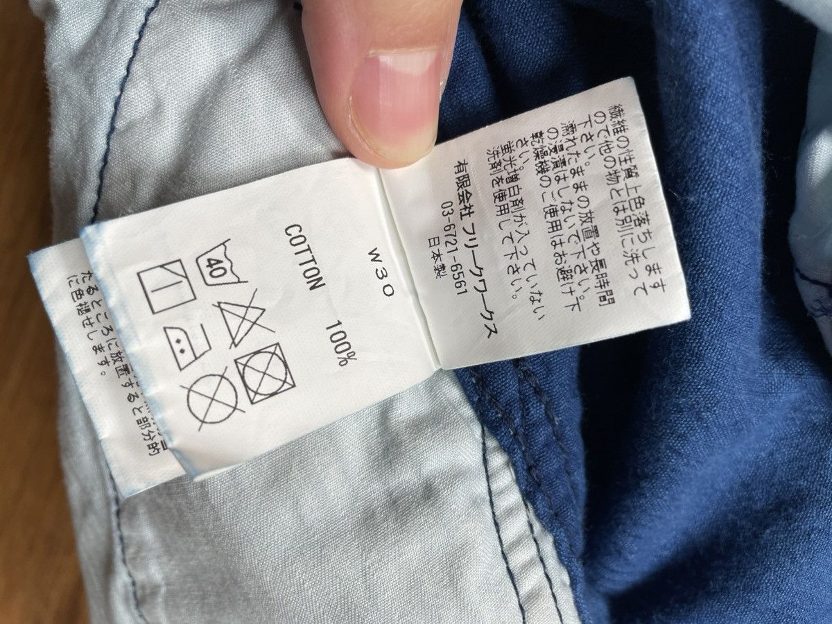 FDMTL Indigo Patchwork Corduroy Cargo Pants Size US 30 / EU 46 - 5 Thumbnail