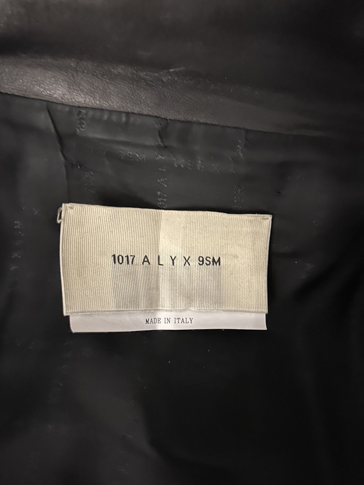 1017 ALYX 9SM 1017 ALYX 9SM Rare - Calfskin Leather Aviator Jacket | Grailed