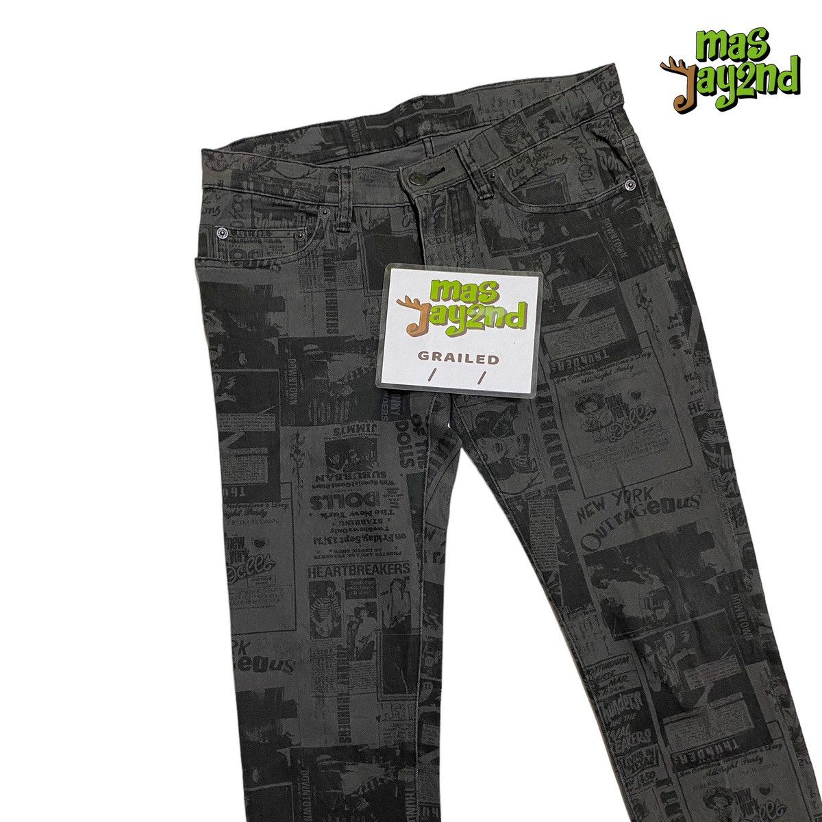 Hysteric Glamour × Japanese Brand × Le Grande Bleu (L.G.B.) Hysteric glamour x new york dolls Size 29" - 2 Thumbnail