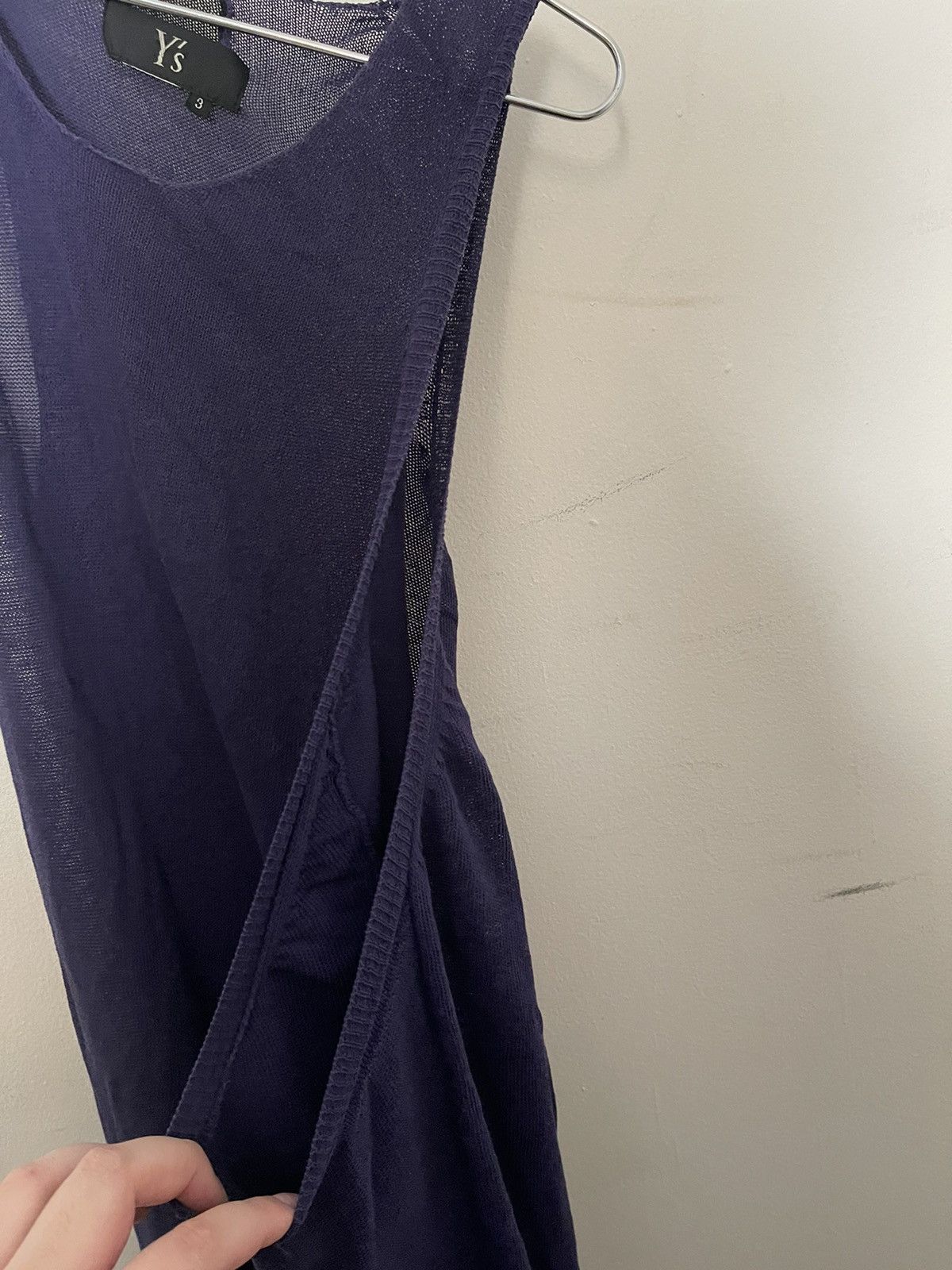 Y's × Yohji Yamamoto Rare Archive 90s Asymmetrical Y’s knit tank Size US L / EU 52-54 / 3 - 10 Thumbnail