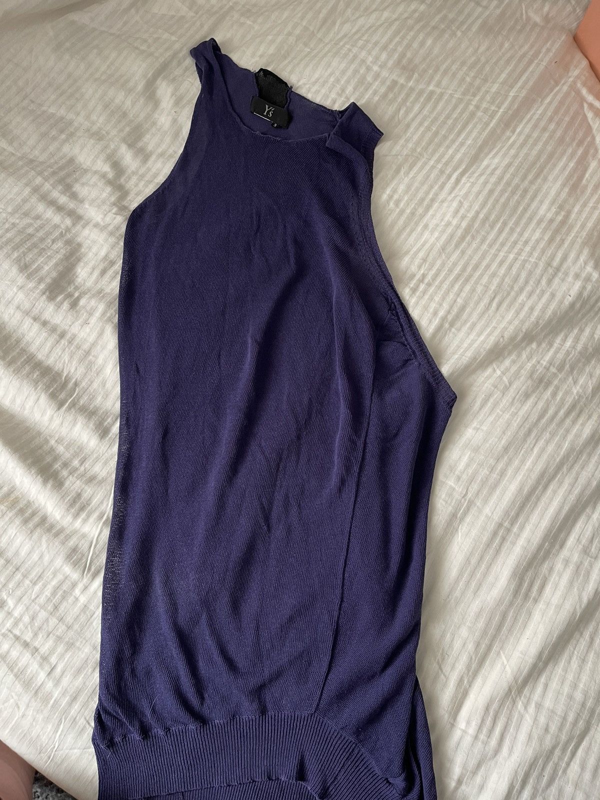 Y's × Yohji Yamamoto Rare Archive 90s Asymmetrical Y’s knit tank Size US L / EU 52-54 / 3 - 4 Thumbnail