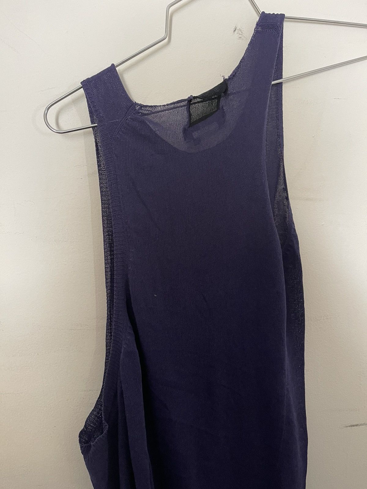Y's × Yohji Yamamoto Rare Archive 90s Asymmetrical Y’s knit tank Size US L / EU 52-54 / 3 - 9 Thumbnail
