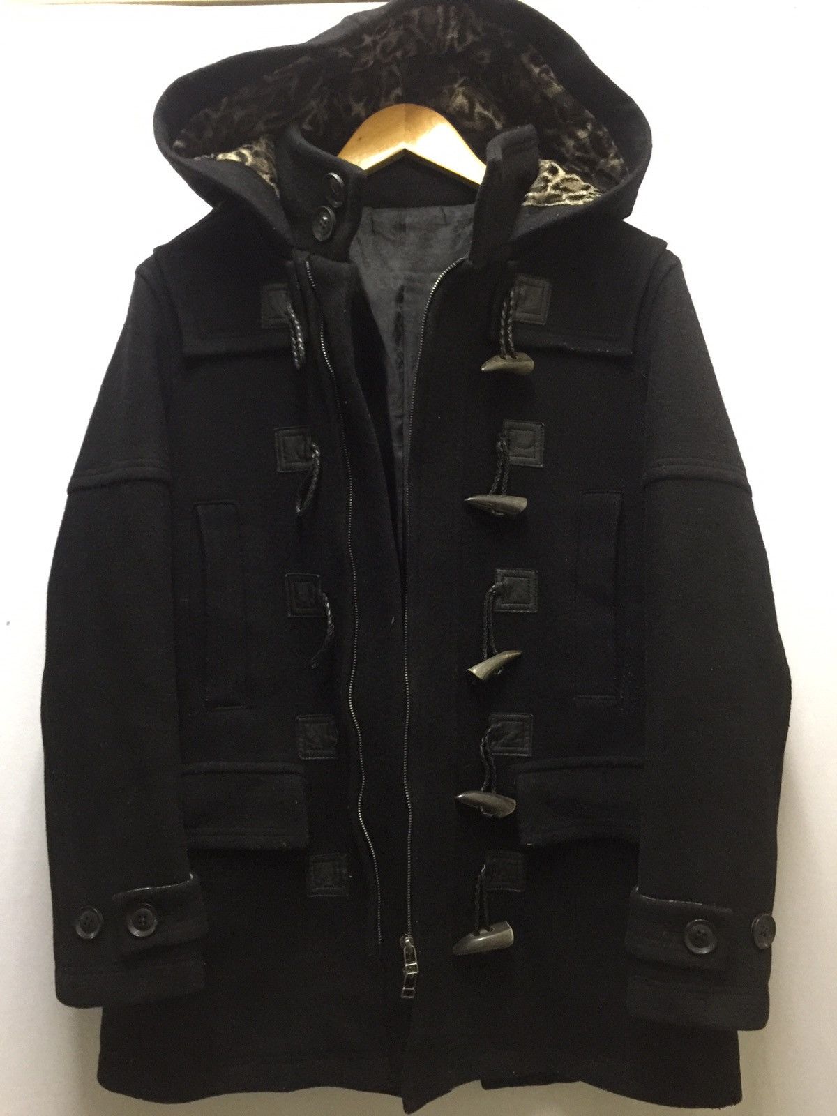 Mastermind Japan × Roen Roen Leopard Mastermind Inspired Heavy Pea Duffle Jacket Size US S / EU 44-46 / 1 - 4 Thumbnail