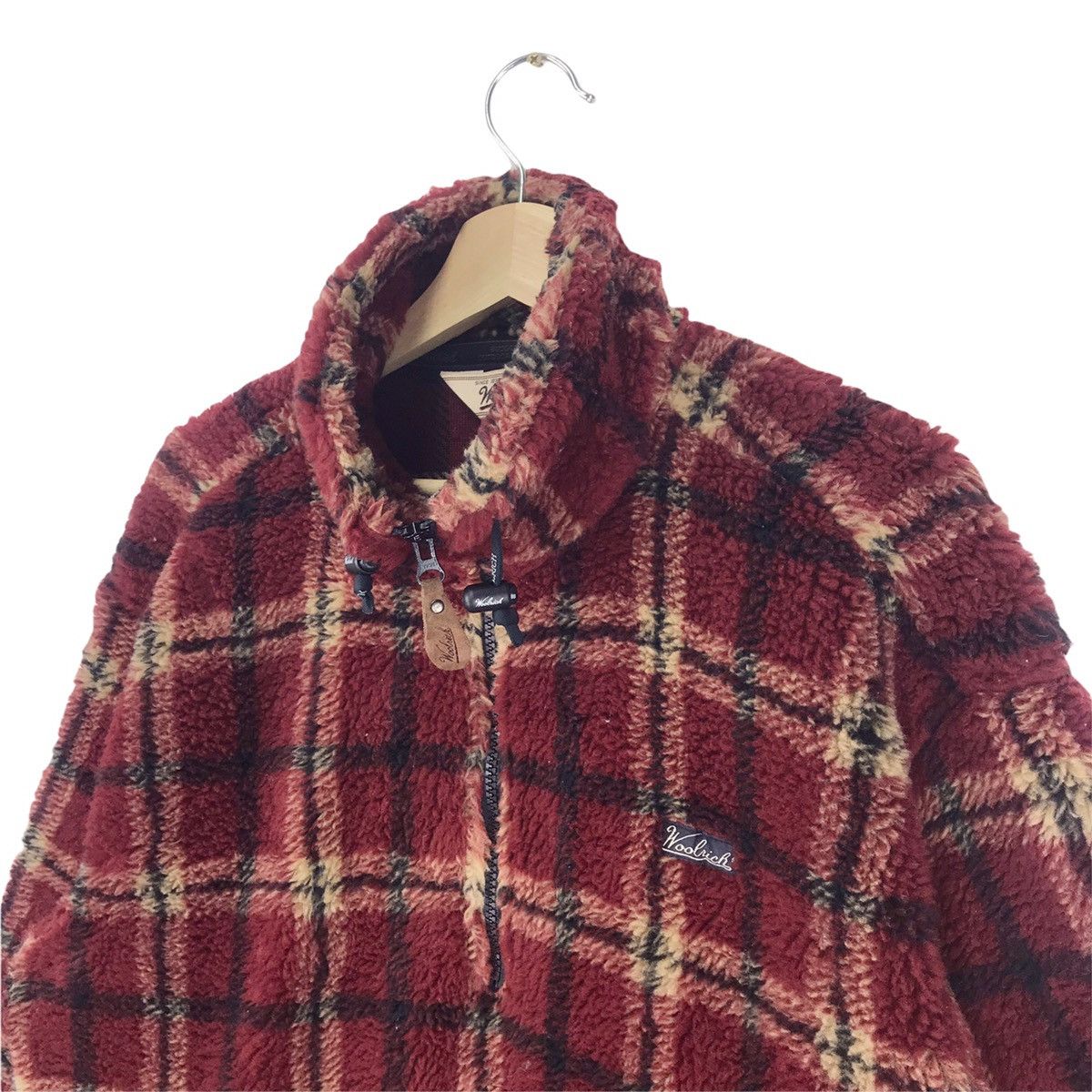 Vintage × Woolrich Woolen Mills 90’s Woolrich Fleece Half Zip Sweater Size US L / EU 52-54 / 3 - 4 Thumbnail