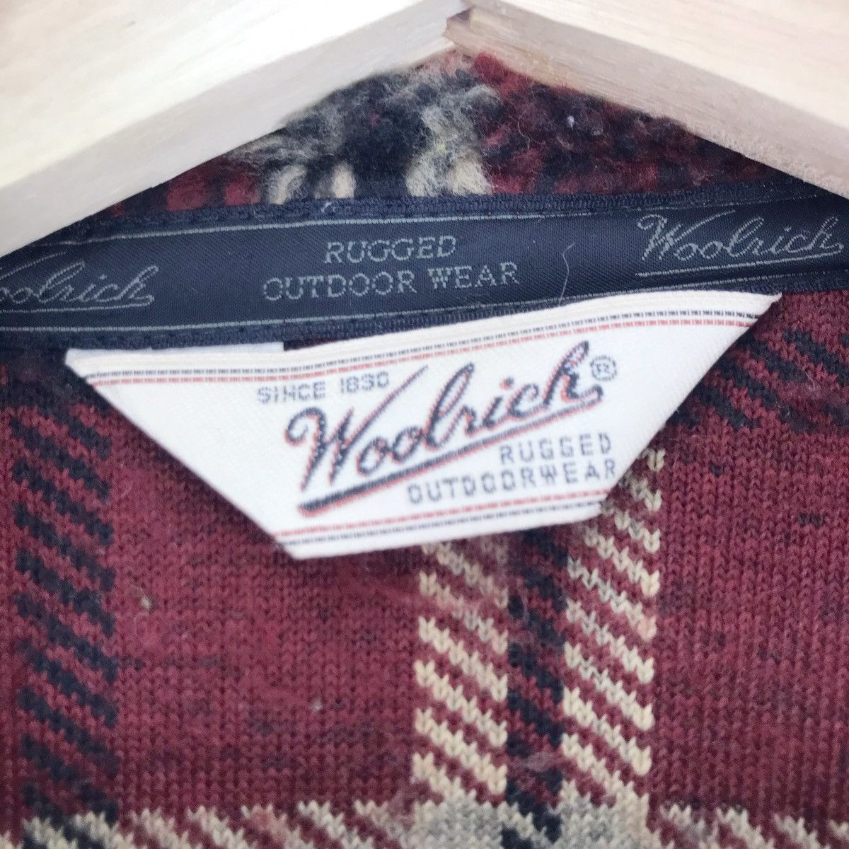 Vintage × Woolrich Woolen Mills 90’s Woolrich Fleece Half Zip Sweater Size US L / EU 52-54 / 3 - 10 Thumbnail