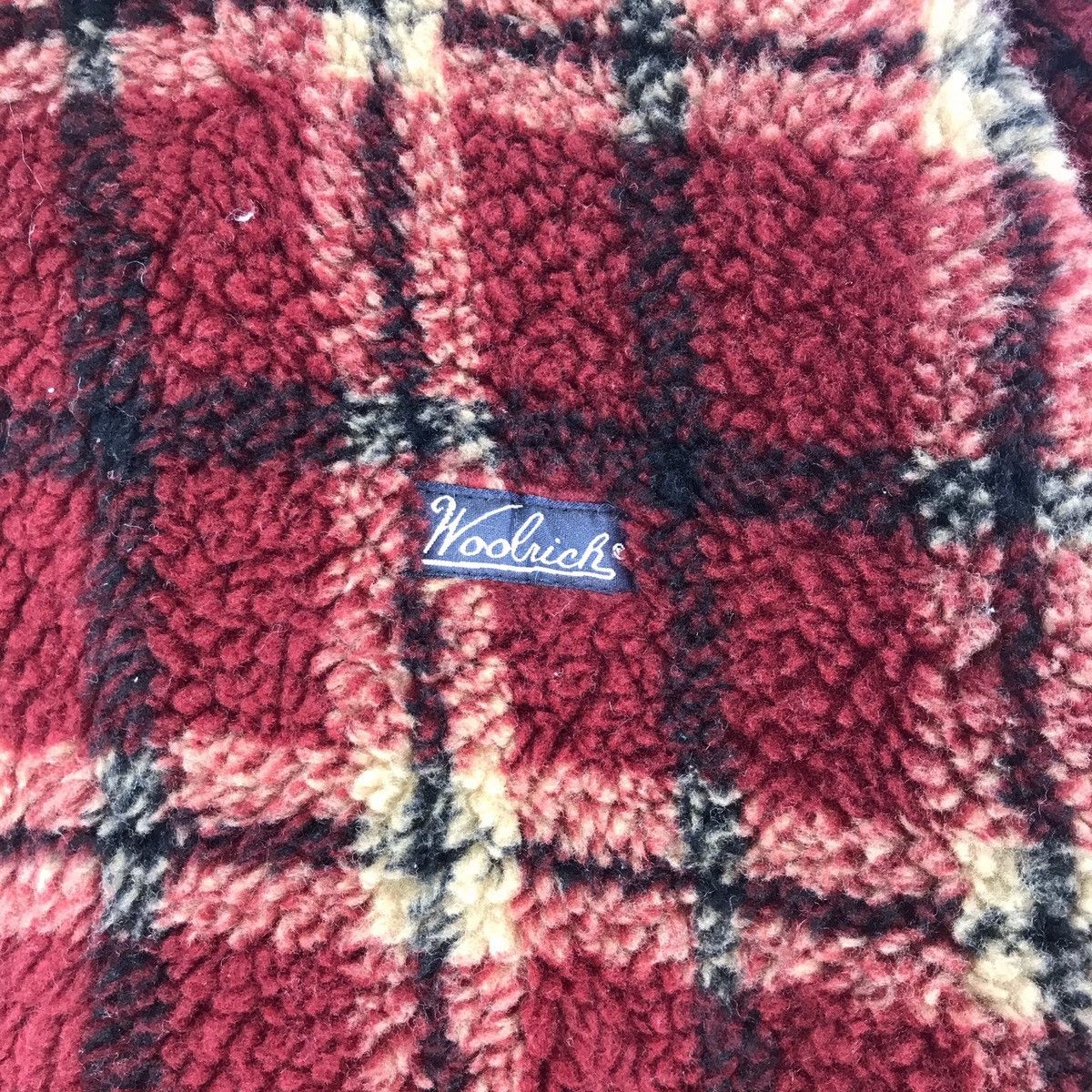 Vintage × Woolrich Woolen Mills 90’s Woolrich Fleece Half Zip Sweater Size US L / EU 52-54 / 3 - 9 Thumbnail