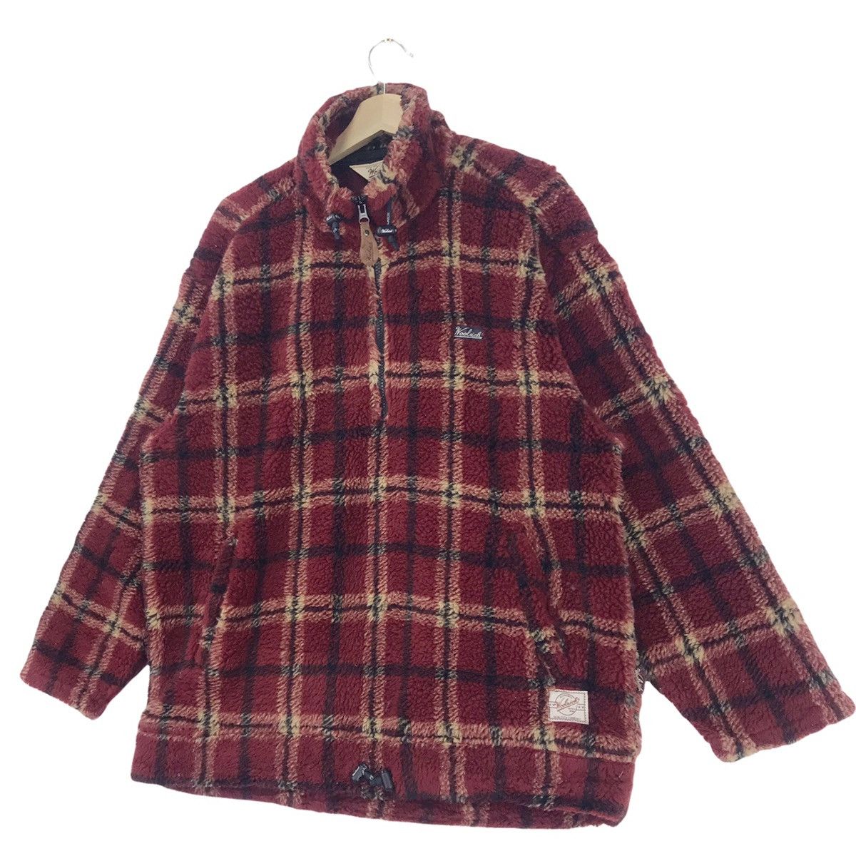 Vintage × Woolrich Woolen Mills 90’s Woolrich Fleece Half Zip Sweater Size US L / EU 52-54 / 3 - 2 Thumbnail