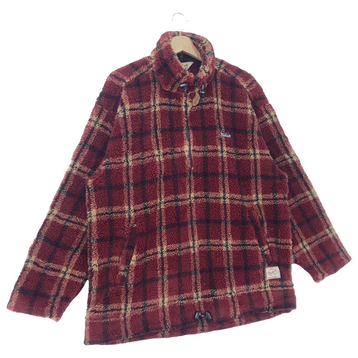 Vintage × Woolrich Woolen Mills 90’s Woolrich Fleece Half Zip Sweater Size US L / EU 52-54 / 3 - 3 Thumbnail