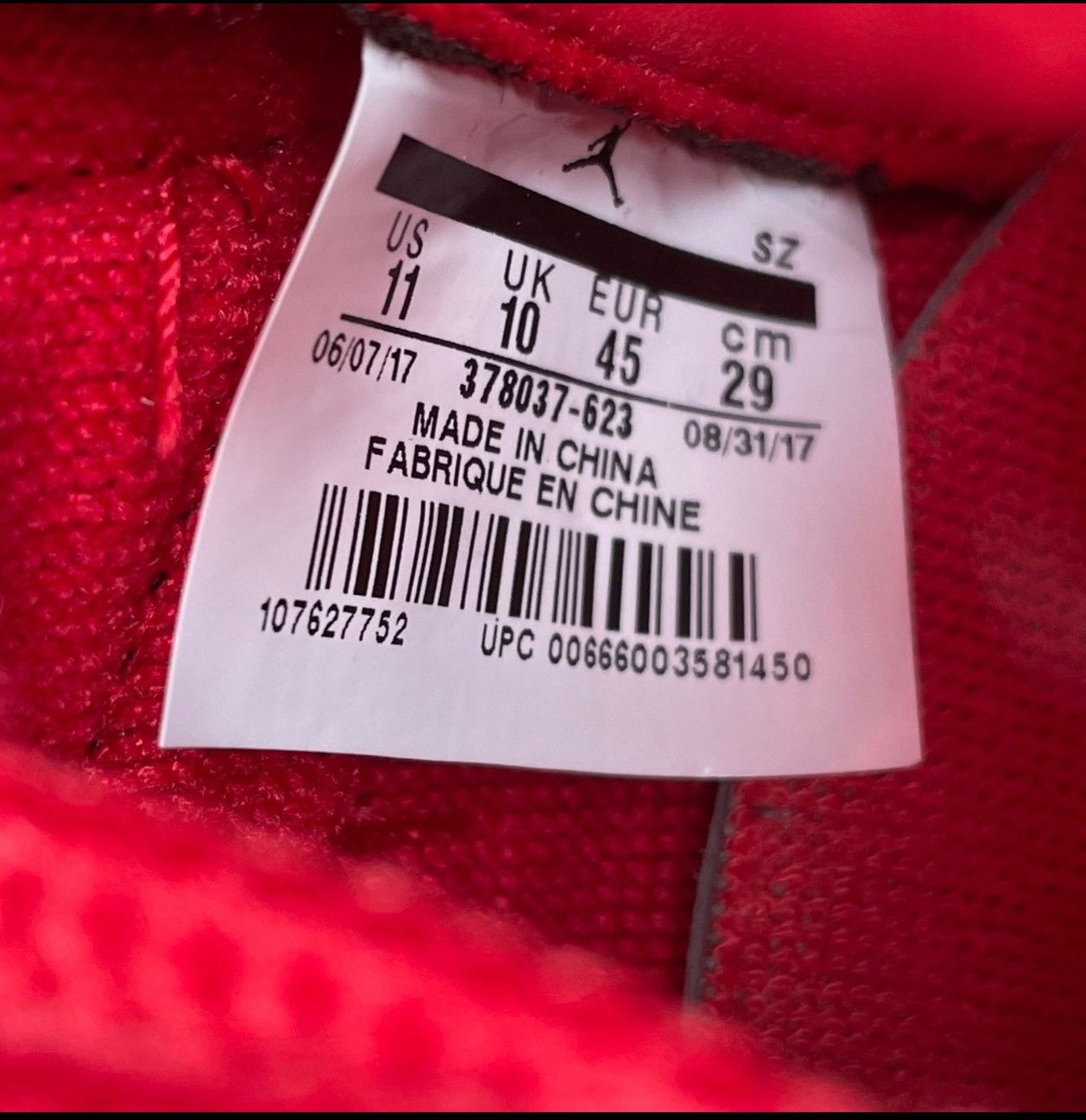 Jordan Brand Air Jordan 11 Retro Win Like 96 Win Like '96 2017 Size US 11 / EU 44 - 9 Thumbnail