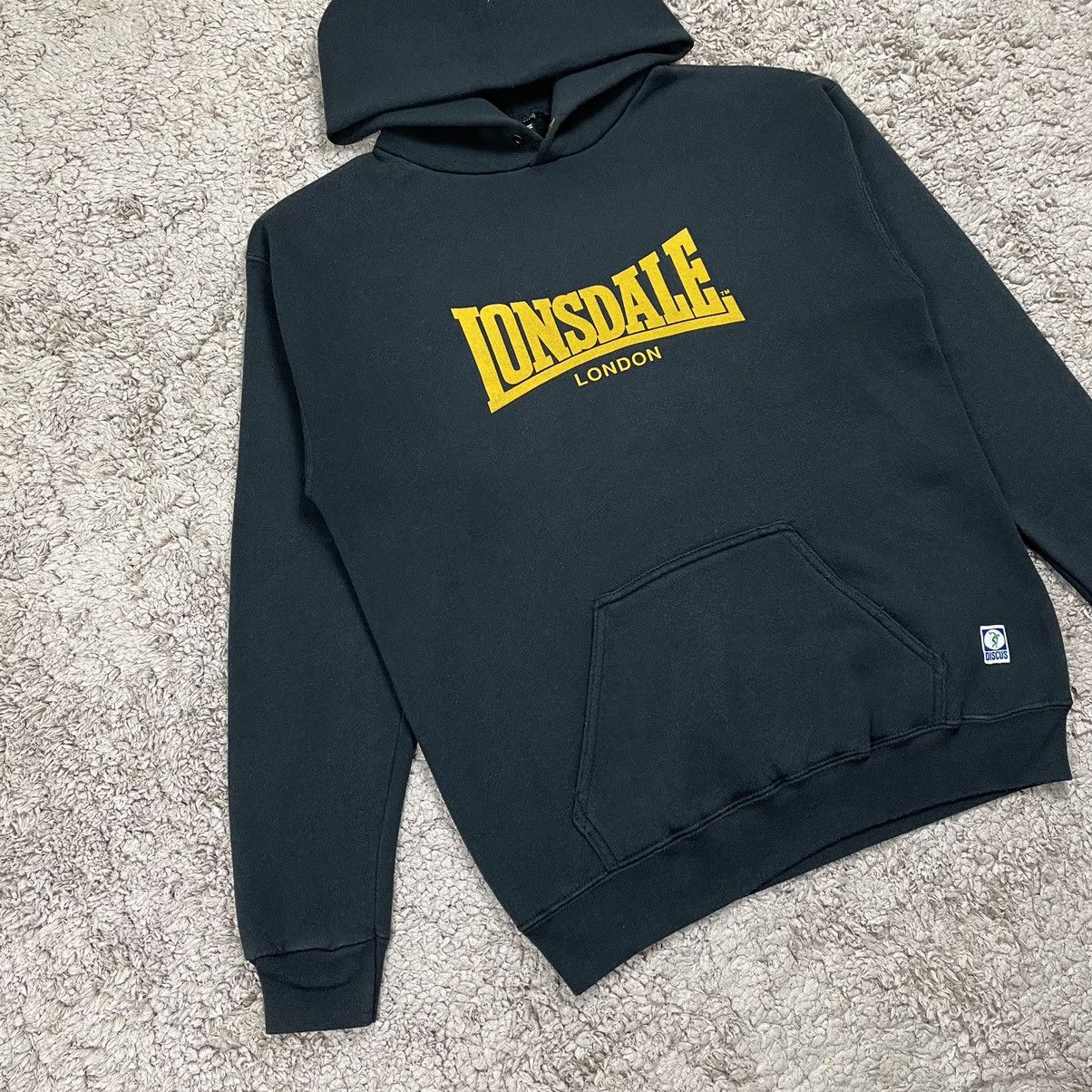 Vintage Vintage Lonsdale Spellout Hoodie Size US M / EU 48-50 / 2 - 3 Thumbnail