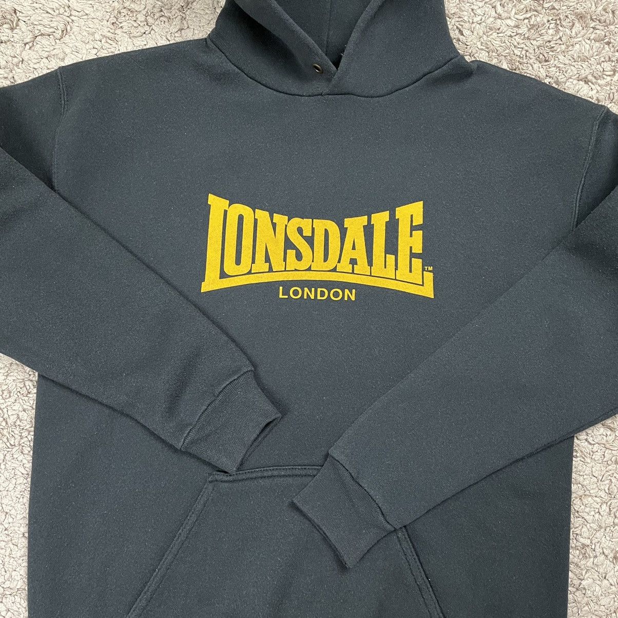 Vintage Vintage Lonsdale Spellout Hoodie Size US M / EU 48-50 / 2 - 8 Thumbnail