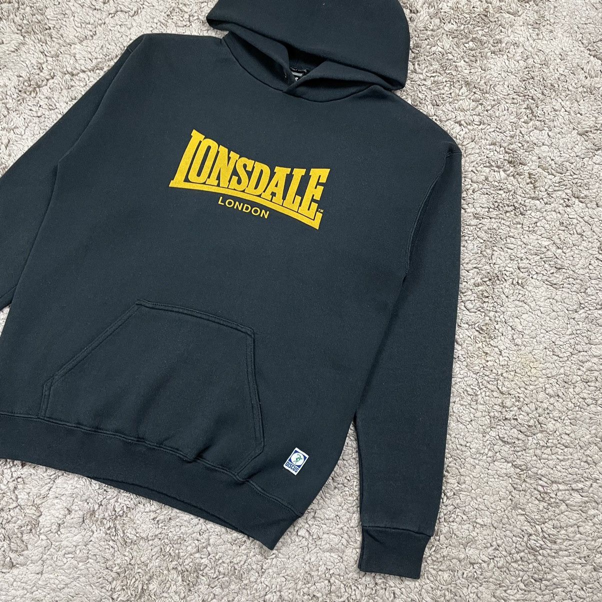 Vintage Vintage Lonsdale Spellout Hoodie Size US M / EU 48-50 / 2 - 4 Thumbnail