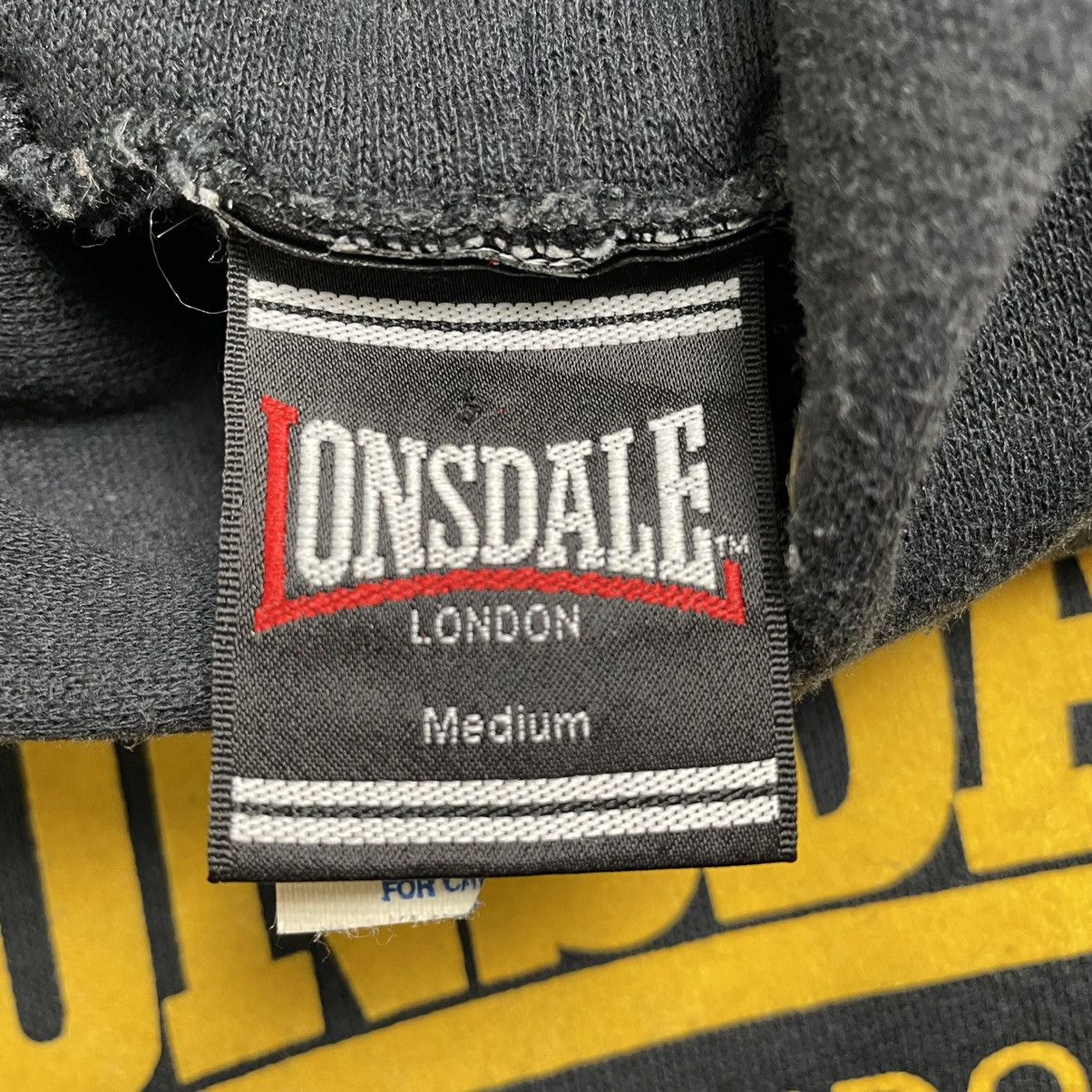 Vintage Vintage Lonsdale Spellout Hoodie Size US M / EU 48-50 / 2 - 12 Thumbnail