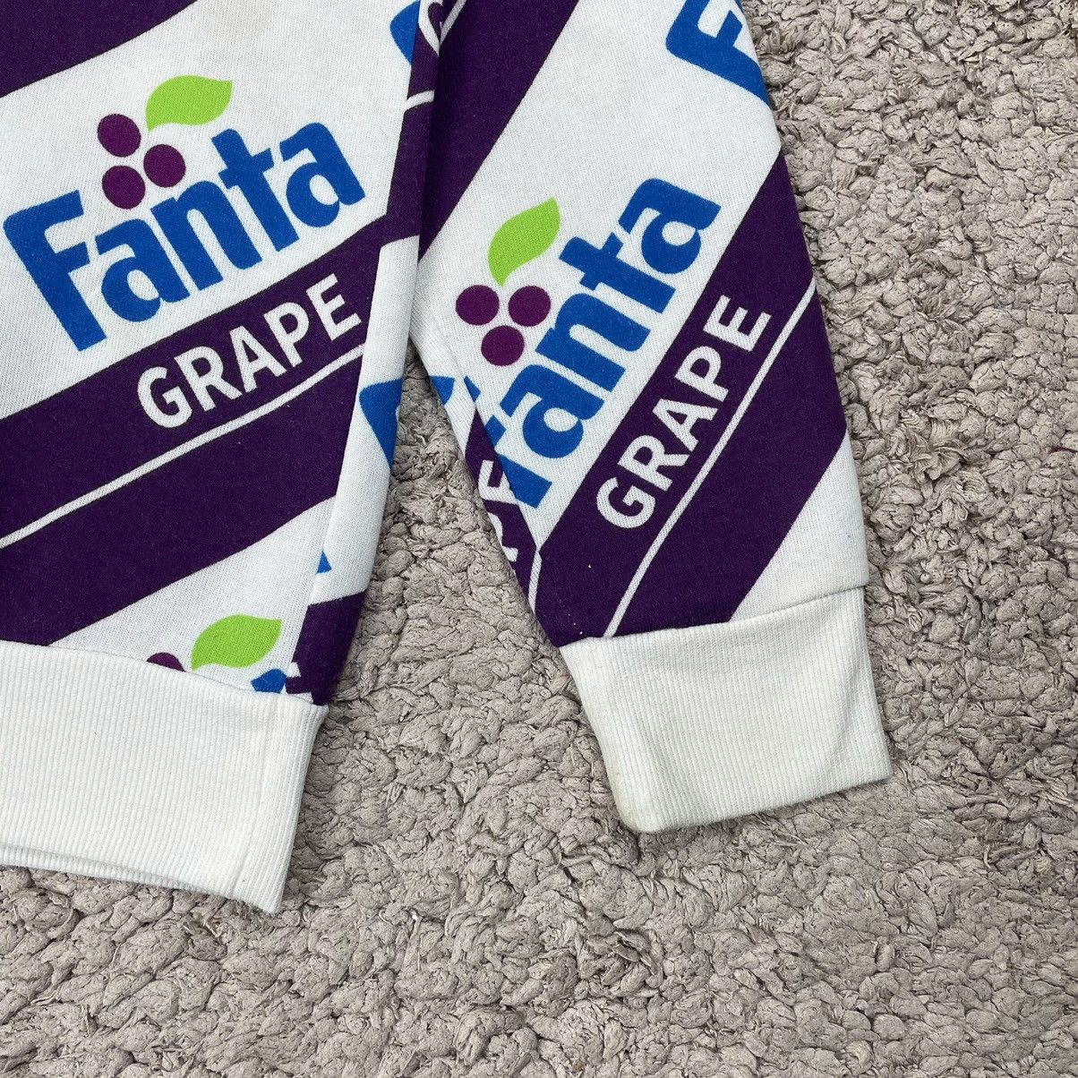Vintage CocaCola Fanta Grape Fullprint Hoodie Size US M / EU 48-50 / 2 - 7 Thumbnail